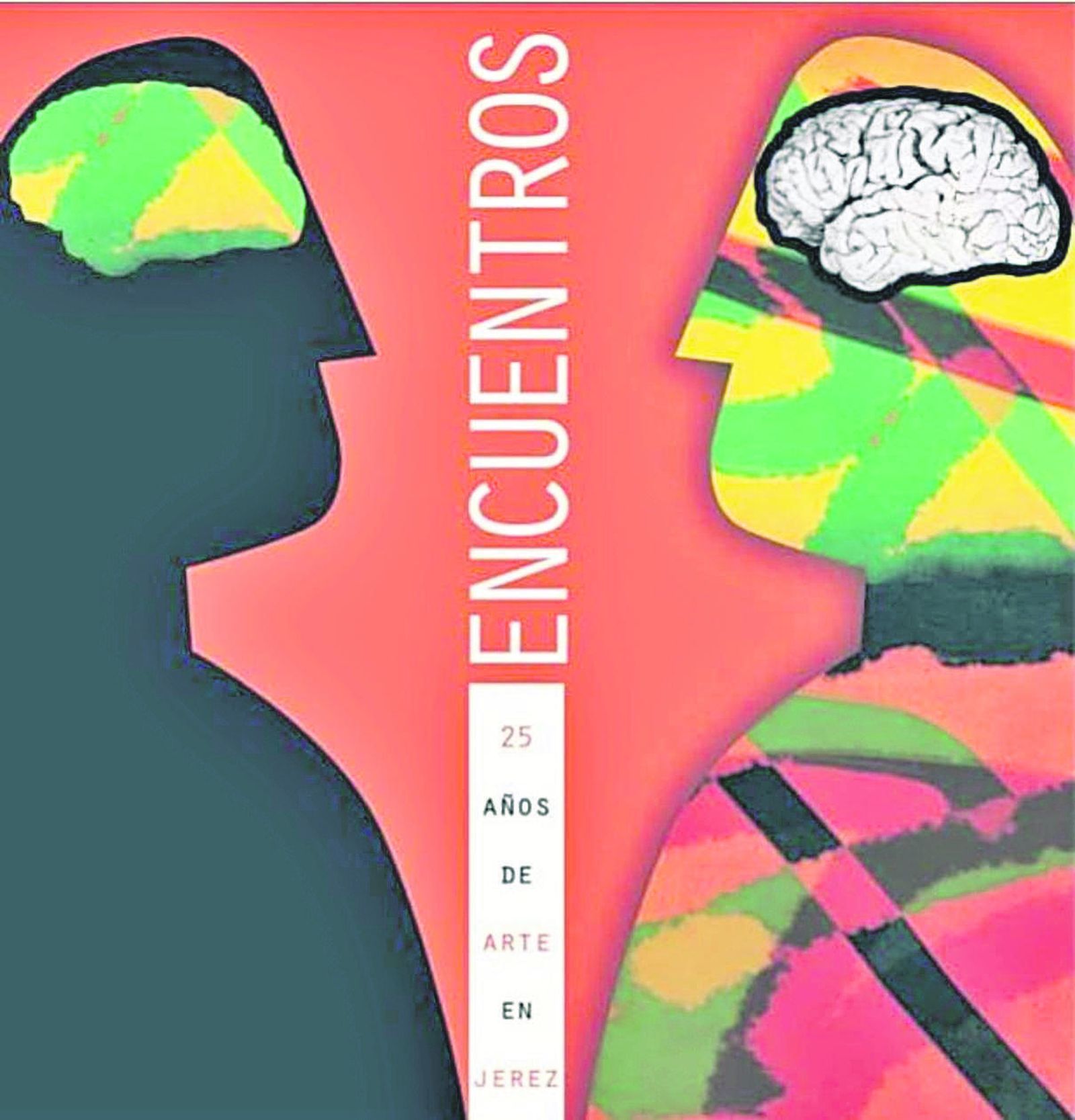 Cartel de la exposición de pintura en septiembre de 2009 en la Sala Cajasol de la calle Larga con motivo de los 25 años de Diario de Jerez.