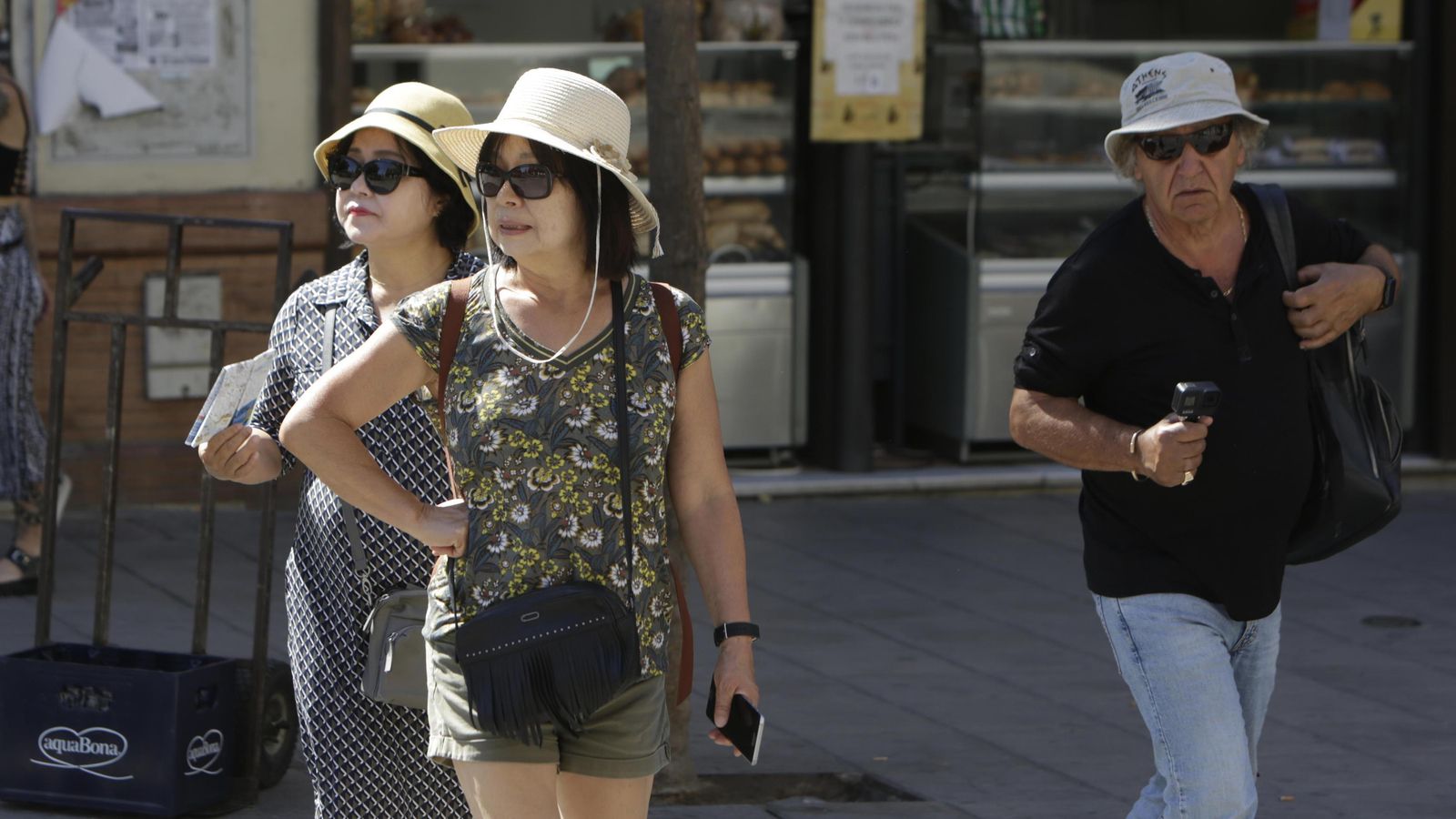 Turistas en Triana.