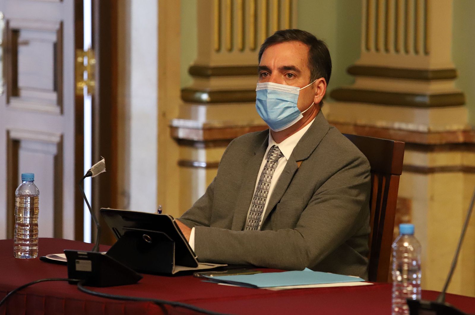 Imágenes del pleno celebrado en el Ayuntamiento de Huelva