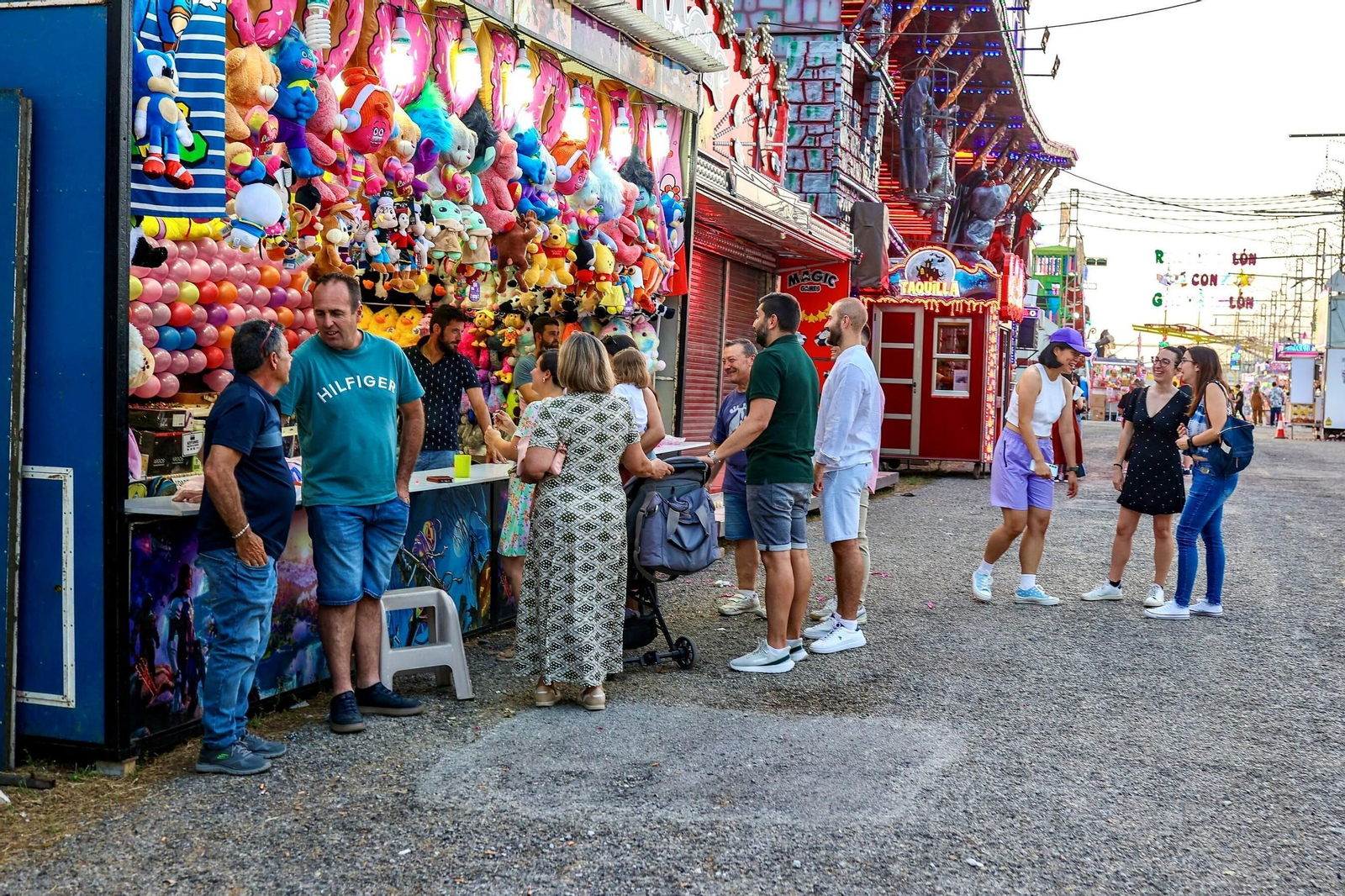 Imágenes de las primeras horas de la Feria del Corpus 2025