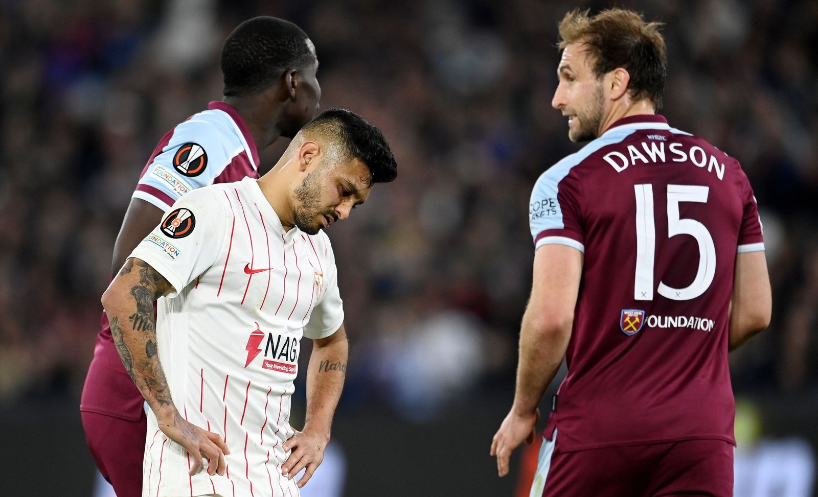 Las imágenes del West Ham - Sevilla