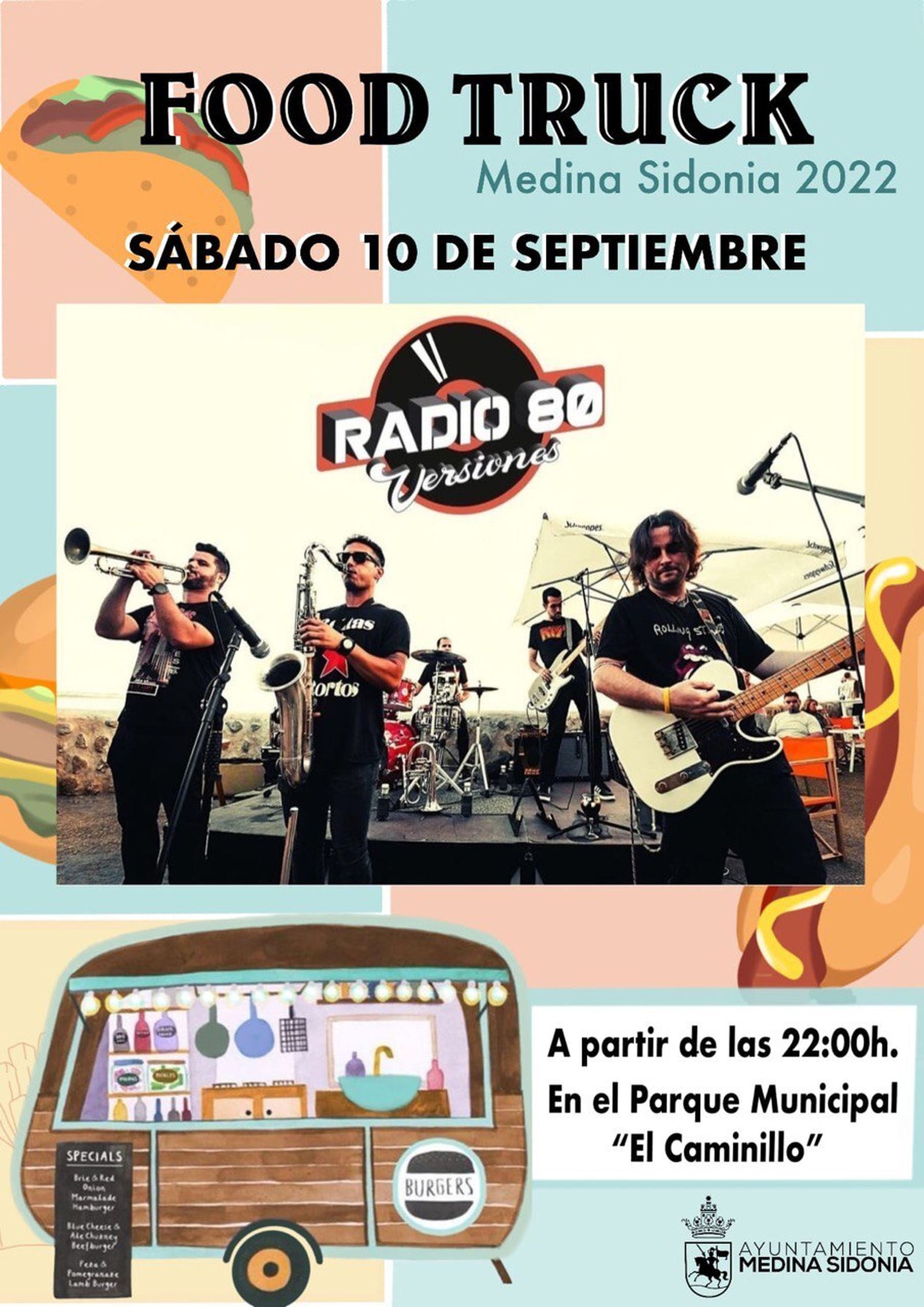Música y gastronomía en la Food Truck Medina Sidonia 2022
