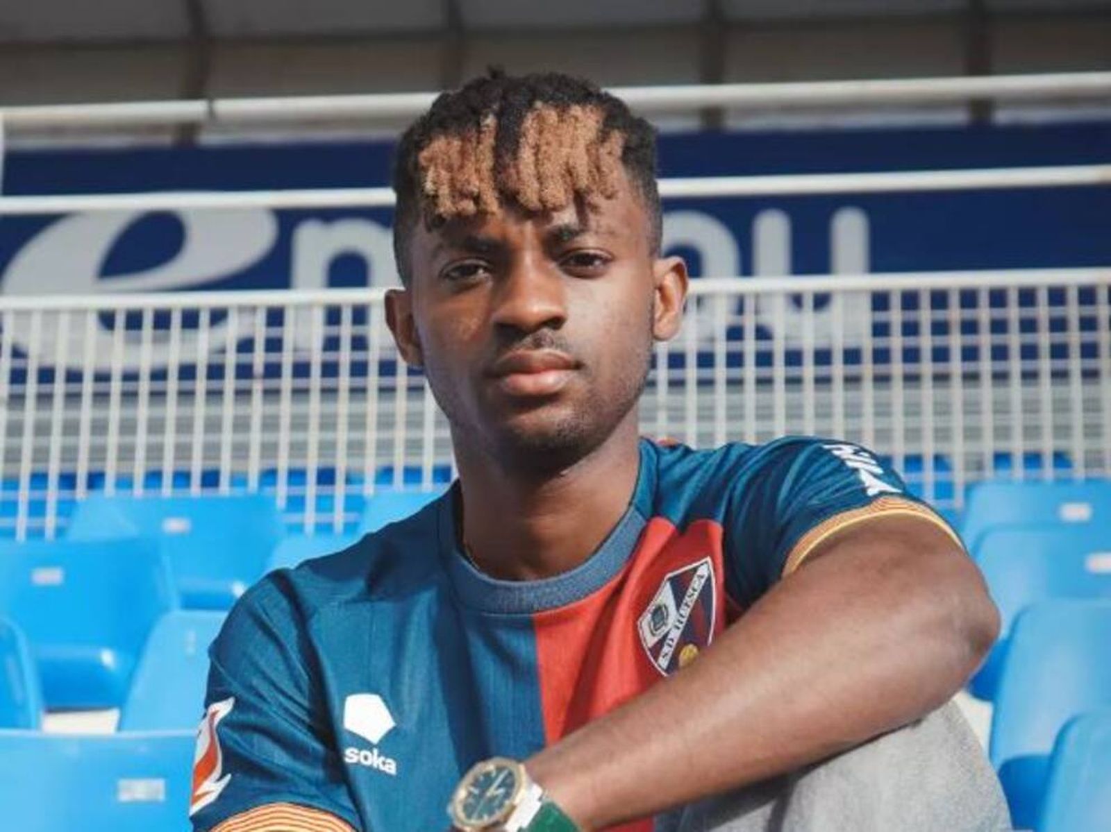 El extremo, el día de su presentación en el conjunto azulgrana.