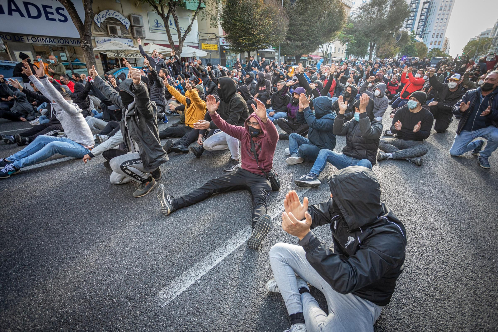Las imágenes de la tercera jornada de la huelga del metal en Cádiz