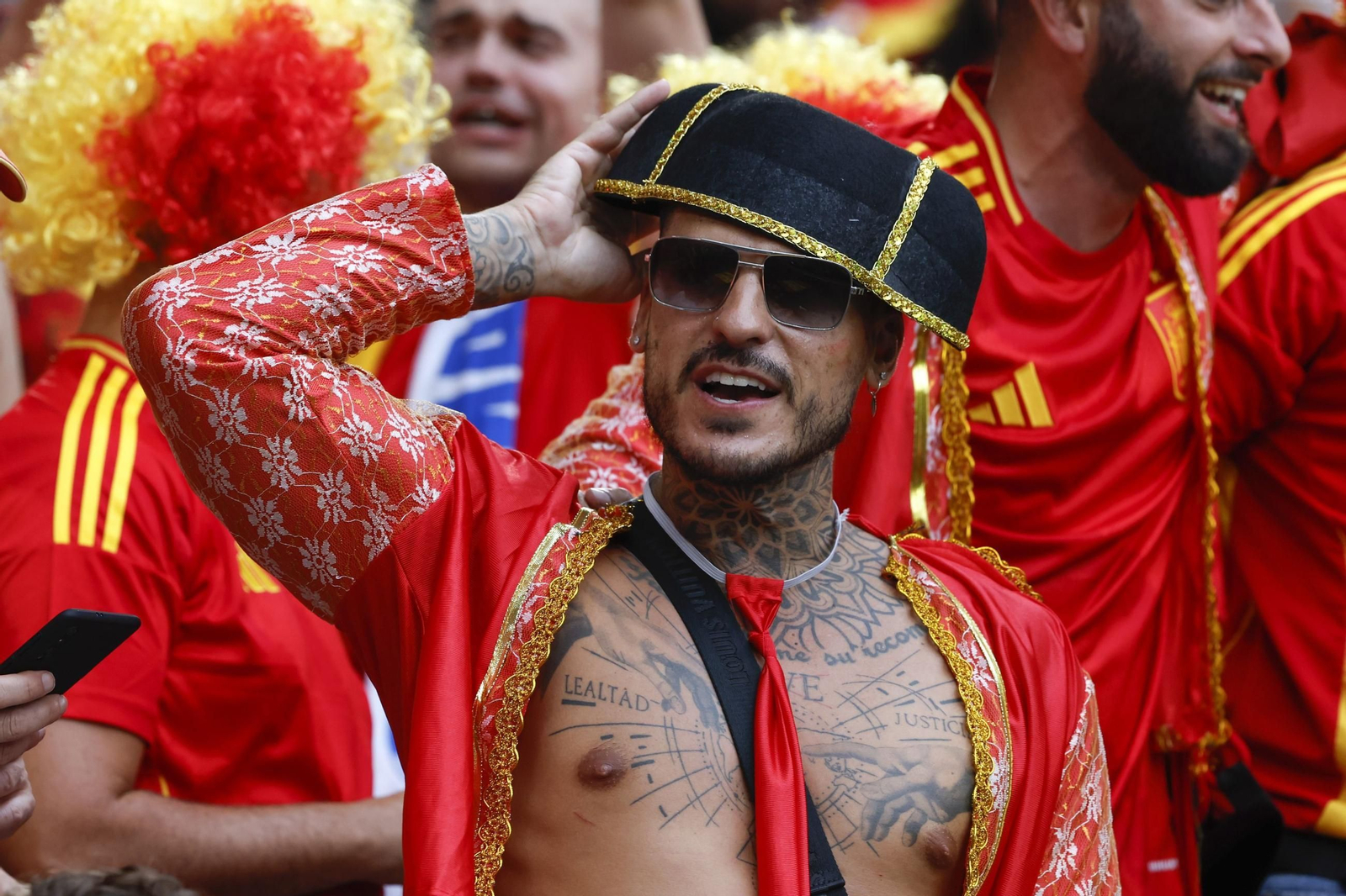 Las mejores imágenes del España - Francia