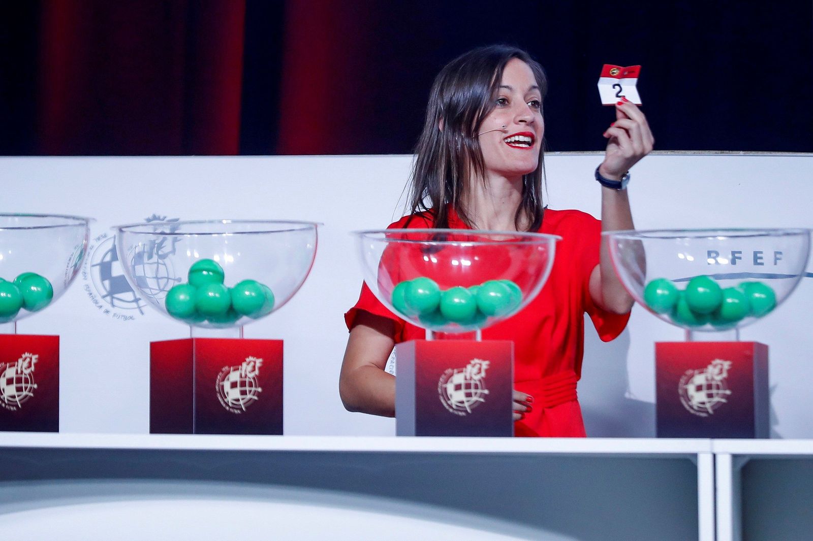 Imagen del sorteo del calendario de la pasada temporada.