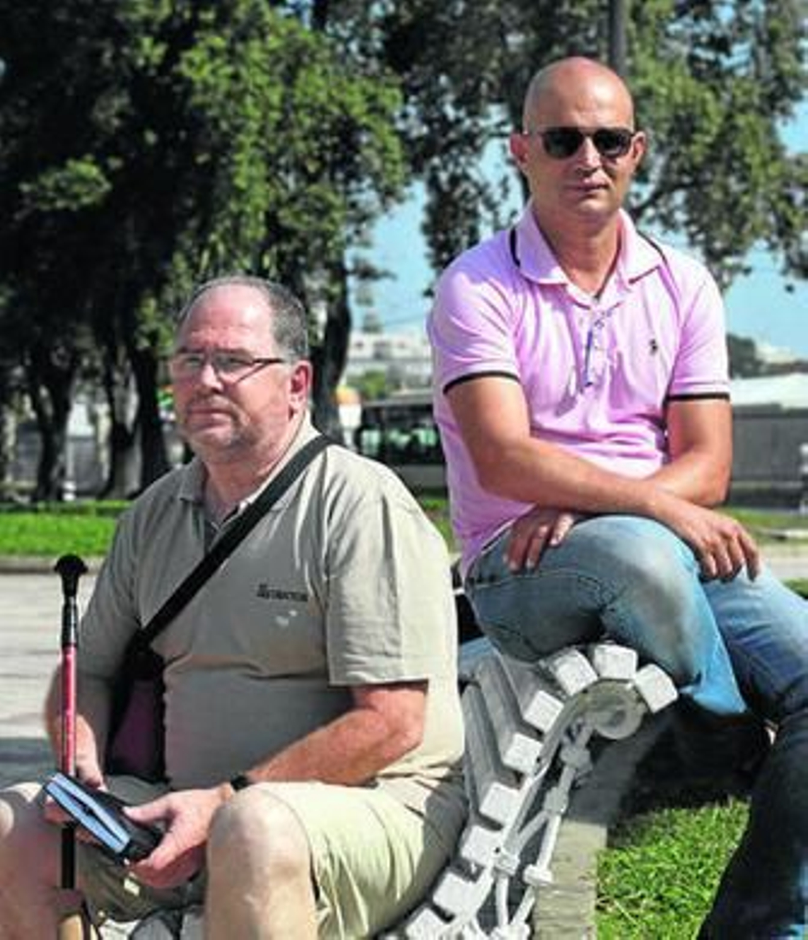 José Manuel Esnaola y Carlos Ortiz, de AUME.