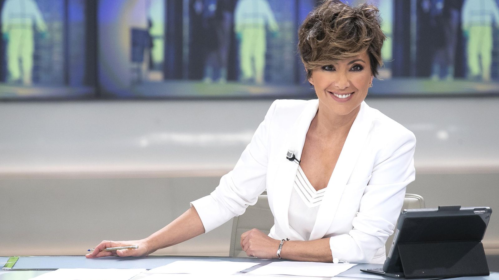 Sonsoles  en el plató  de 'Ya es mediodía'