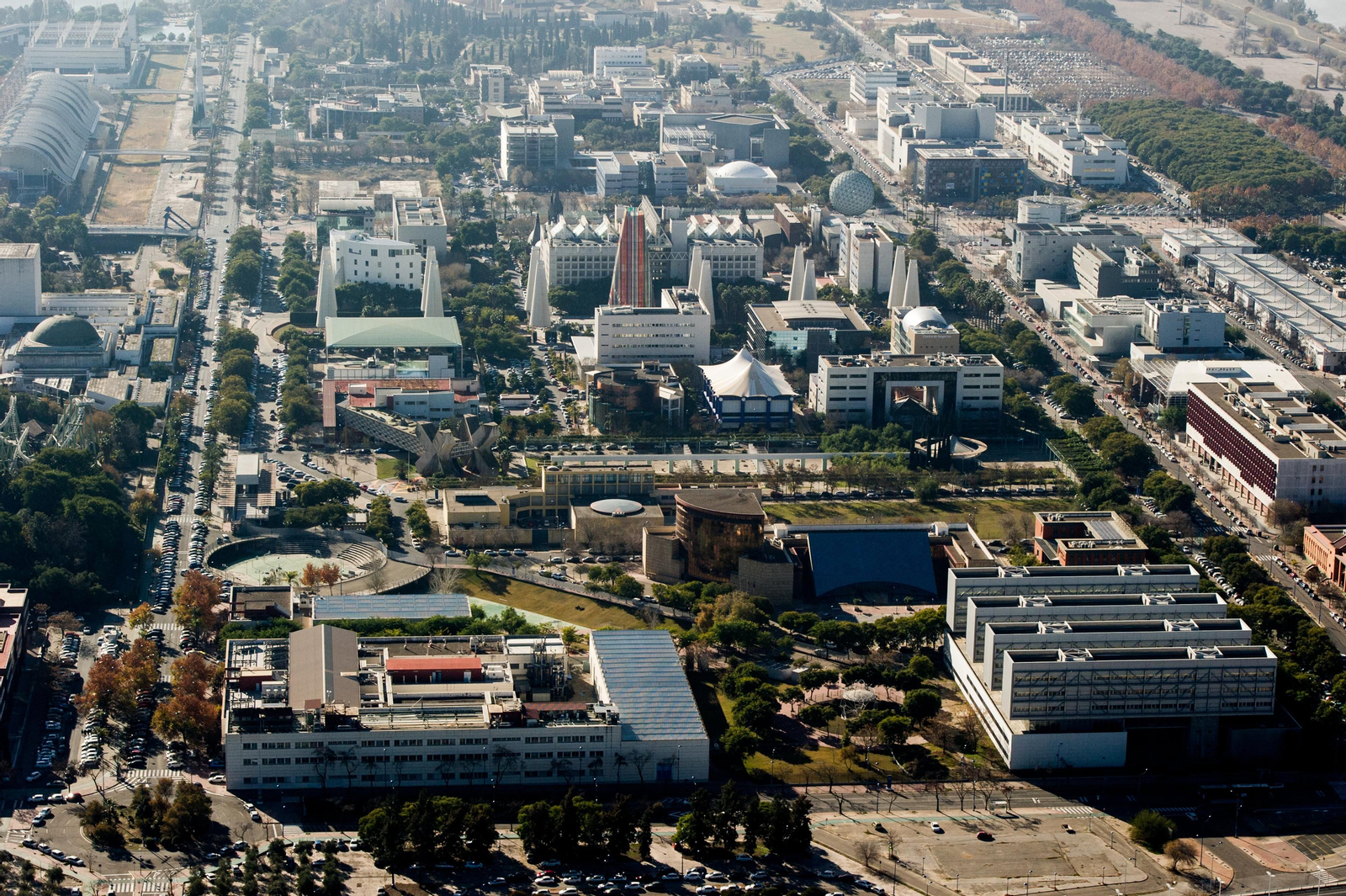 Panorámica del PCT Cartuja a vista de pájaro.