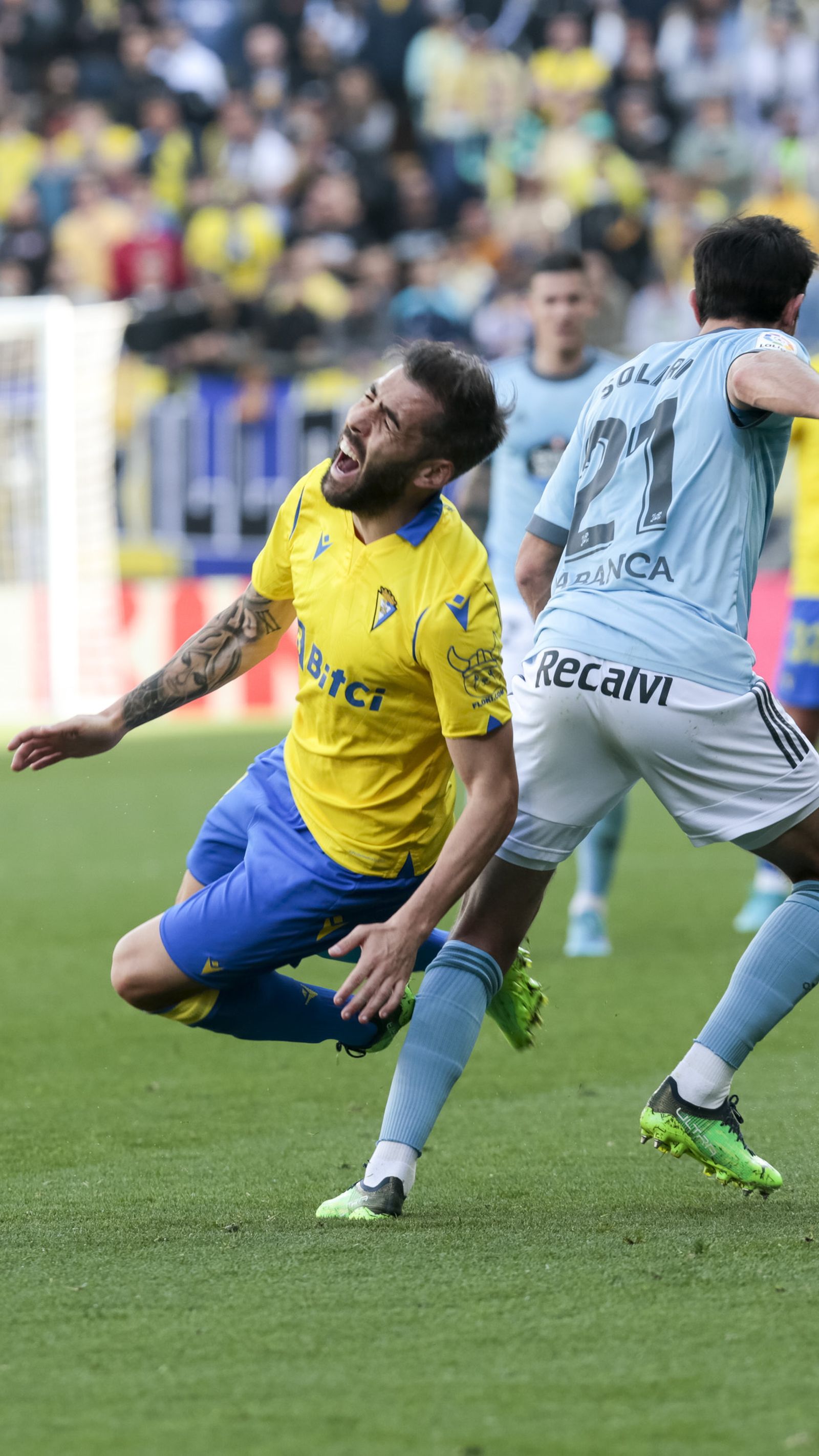Las imágenes del partido entre el Cádiz y el Celta