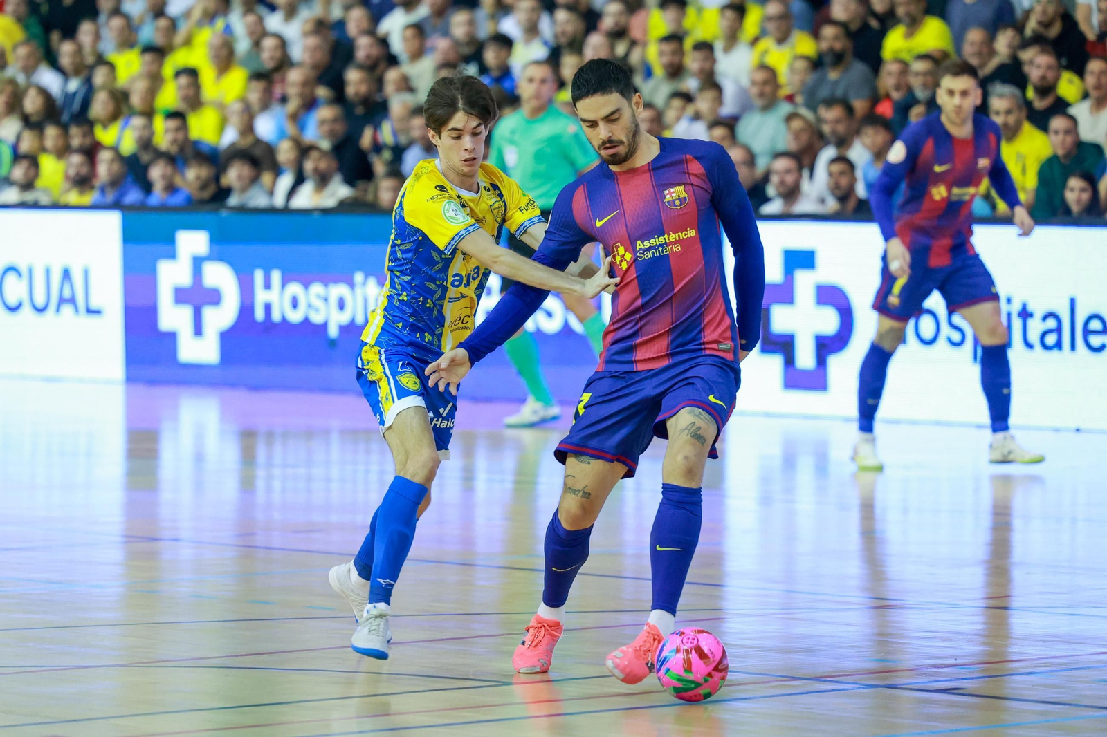 Las imágenes del CD Virgili Cádiz-FC Barcelona de Copa del Rey de fútbol sala