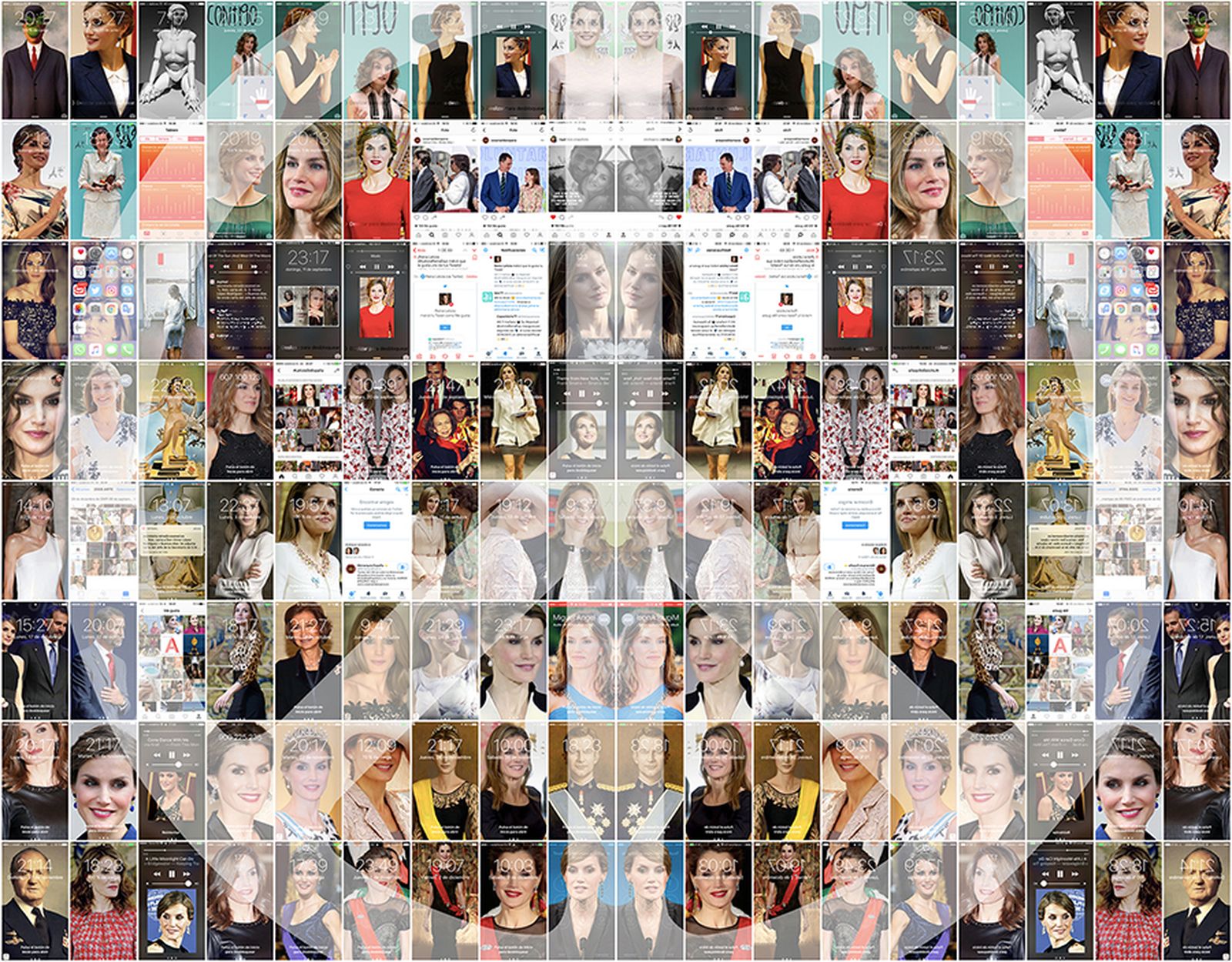 Víctor López, Mención de Honor en Japón con sus mosaicos de pantallazos.