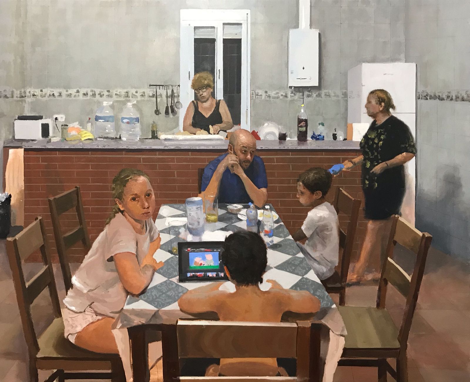 La pintura de Pepe Baena titulada ‘Pepa Pig’.