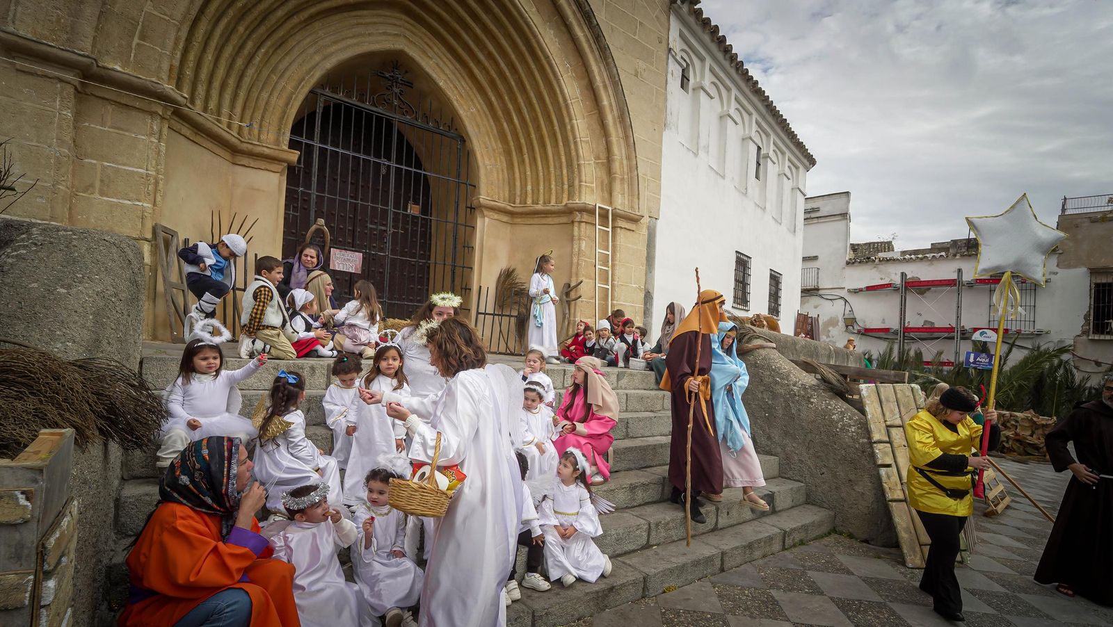 El Belén Viviente de la plaza de San Lucas de Jerez en imágenes