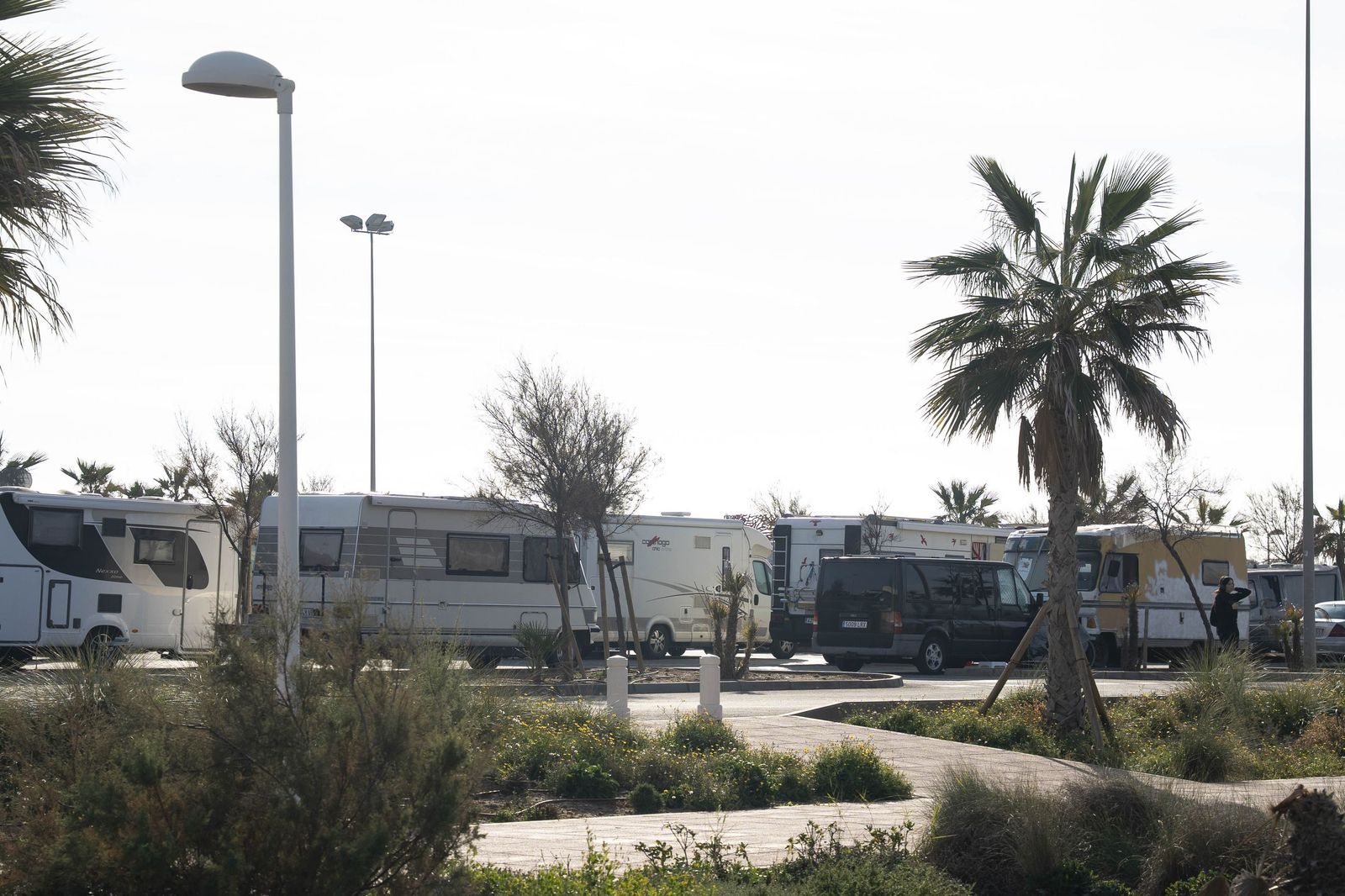 Las caravanas también están en el Delta del Andarax y la playa del Zapillo.