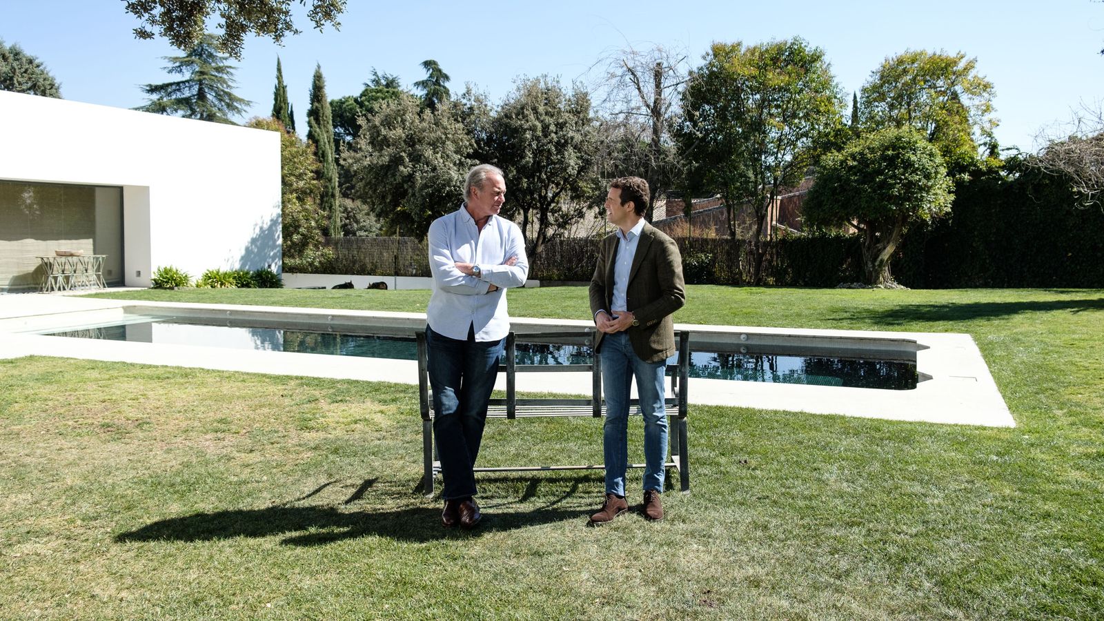 Bertin con Pablo Casado