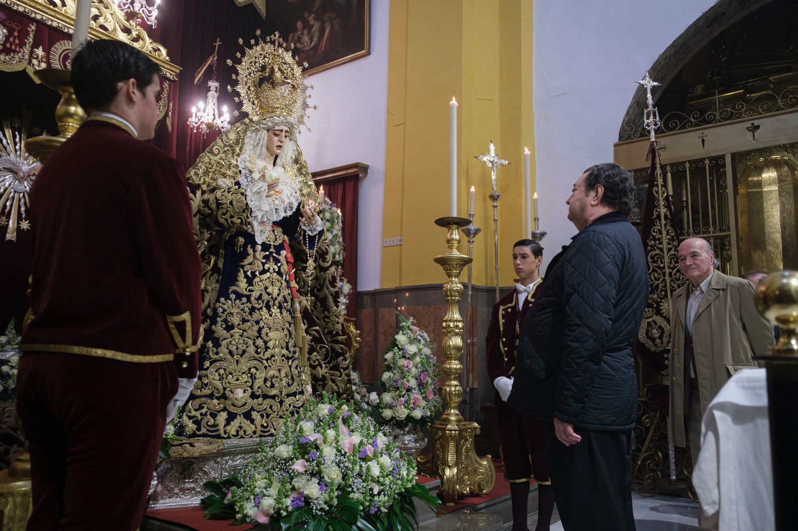Las imágenes de la veneración a la Virgen de la Encarnación de San Benito
