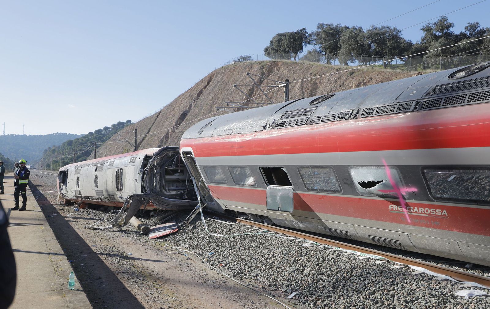 Trenes accidentados en Adamuz.