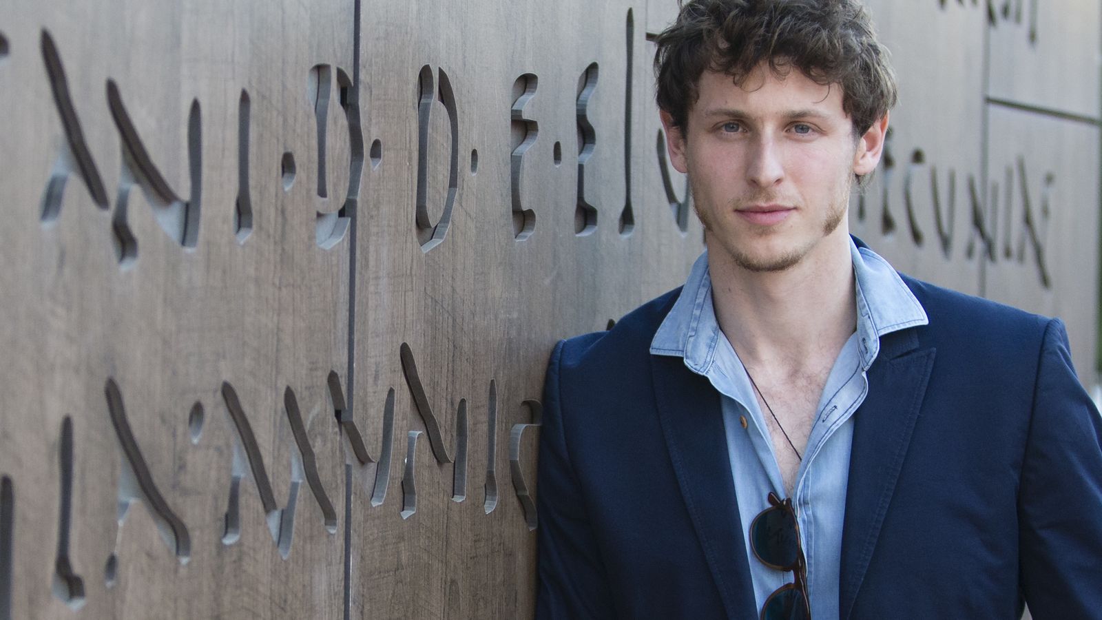 Nicolás Coronado, en un reportaje para una revista.