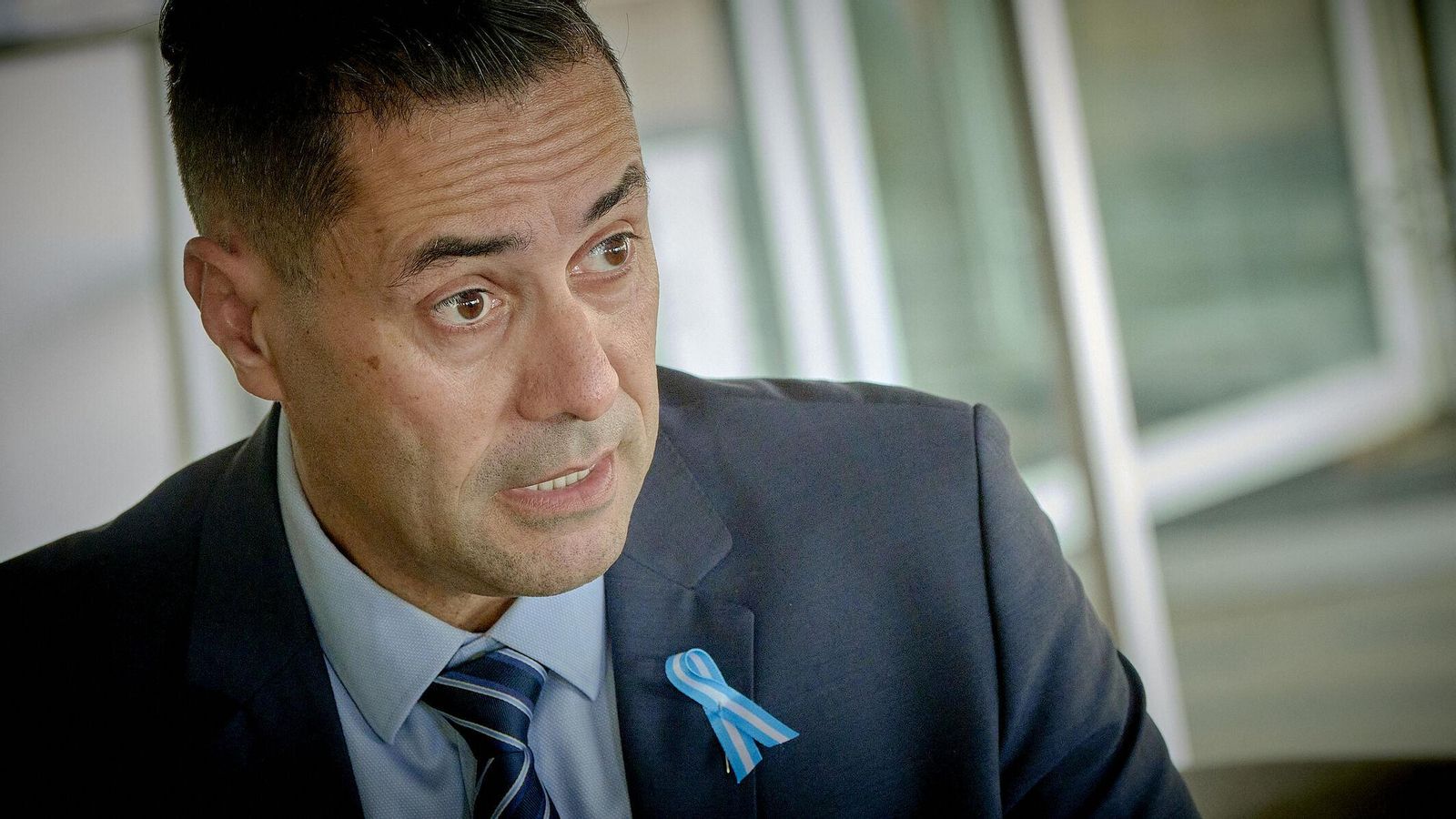 Guillermo Misiano, durante la entrevista que mantuvo con Diario de Cádiz