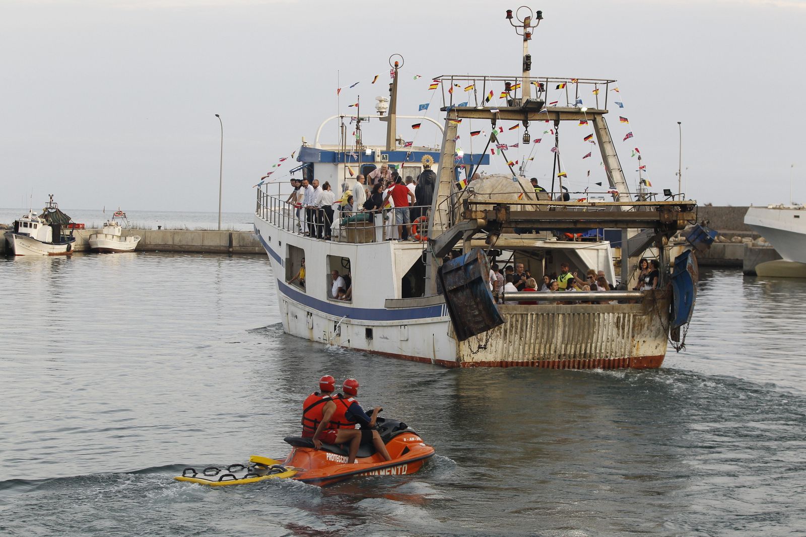 Procesión de la Virgen del Mar en Adra