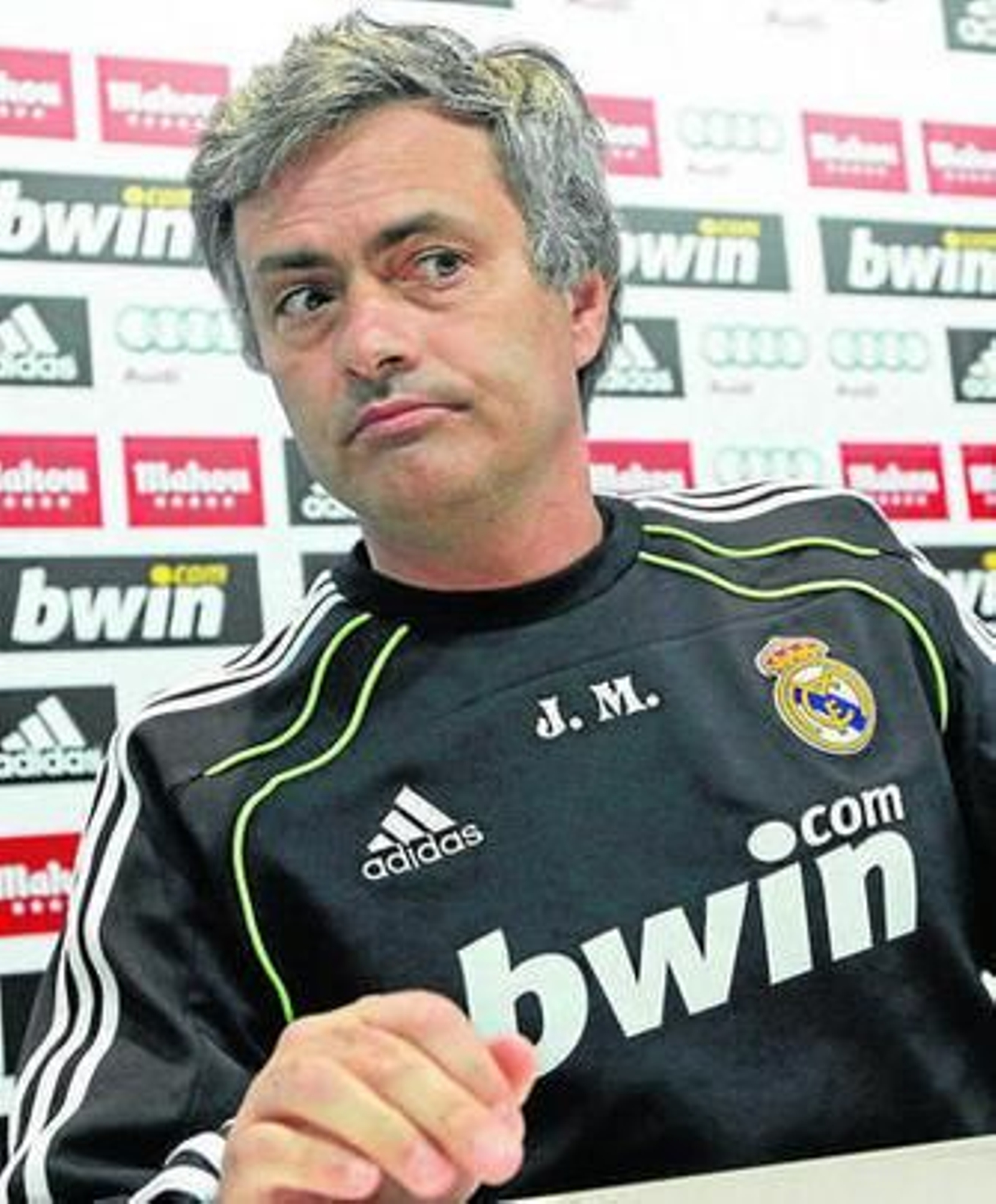 José Mourinho, en su rueda de prensa de ayer.