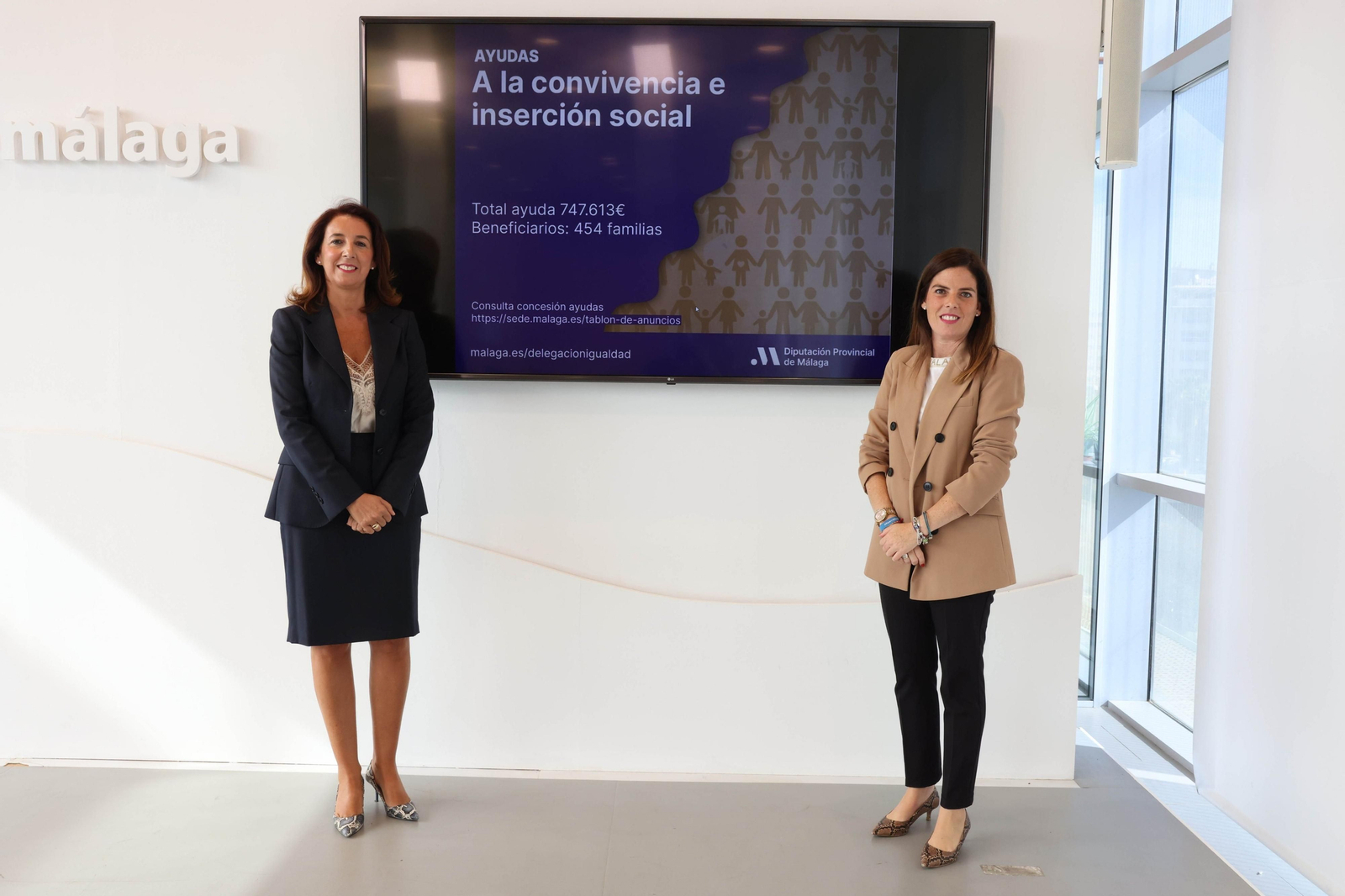 La vicepresidenta de Ciudadanía y Equilibrio Territorial, Antonia Ledesma, durante la presentación de las ayudas a la inserción social