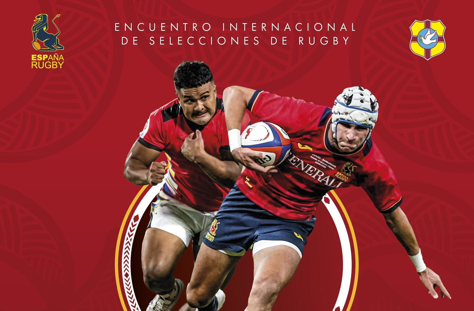 Cartel del encuentro entre Tonga y España. Cartel del encuentro entre Tonga y España.
