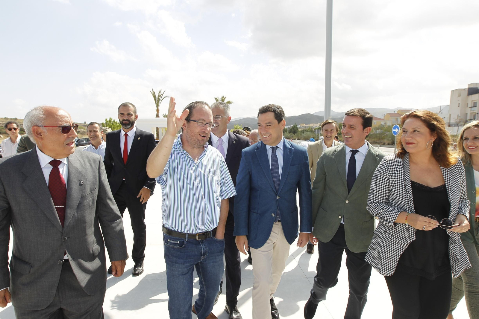Inauguración escultura 'La Mujer del Almanzora'. Olula del Río