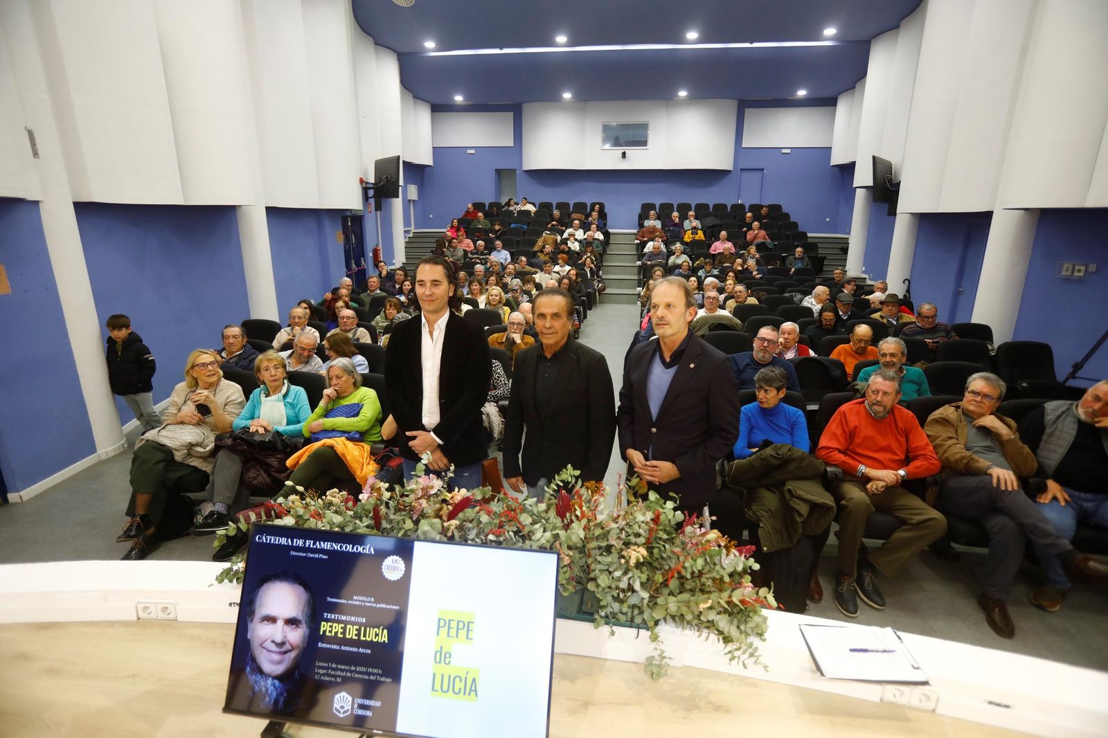 Pepe de Lucía, protagonista de la Cátedra de Flamencología de Córdoba, en imágenes