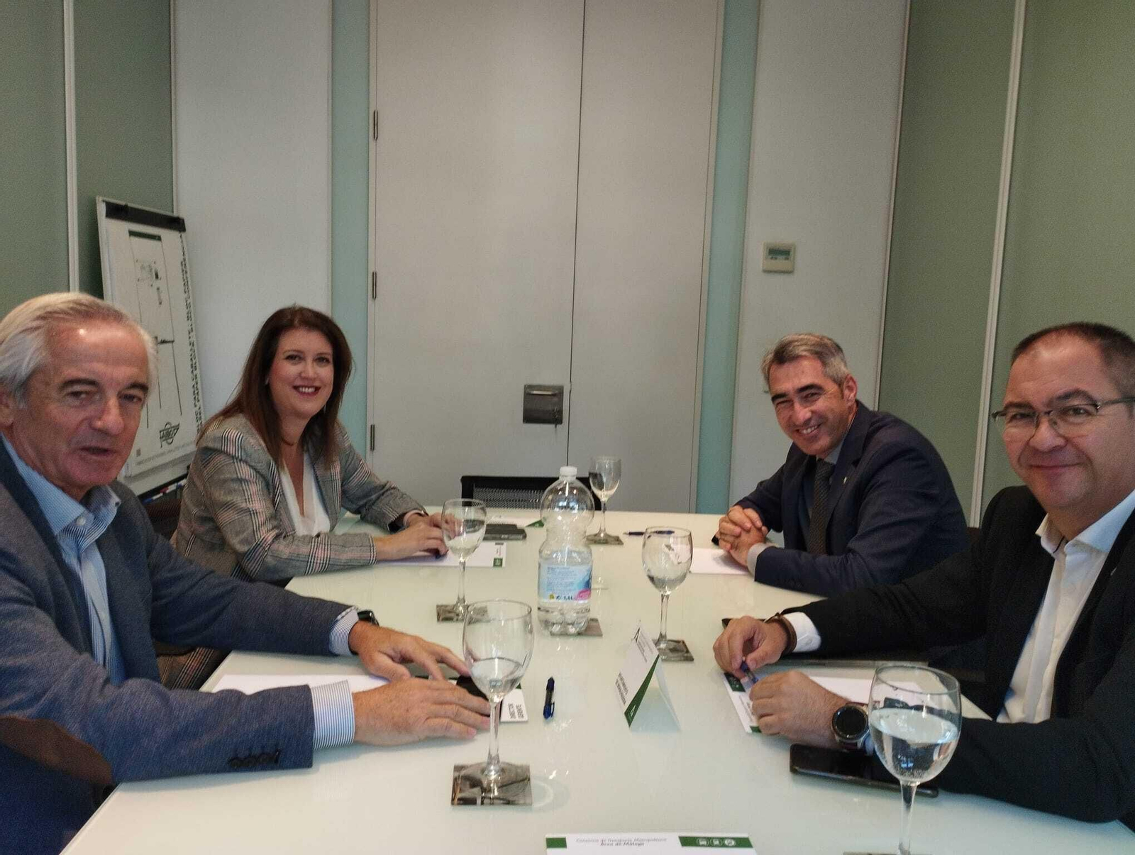 La reunión mantenida entre el Ayuntamiento y la delegada territorial de Fomento.