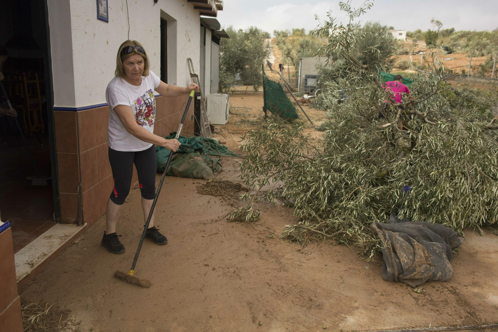 Fotos de los daños causados por los tornados en Campillos