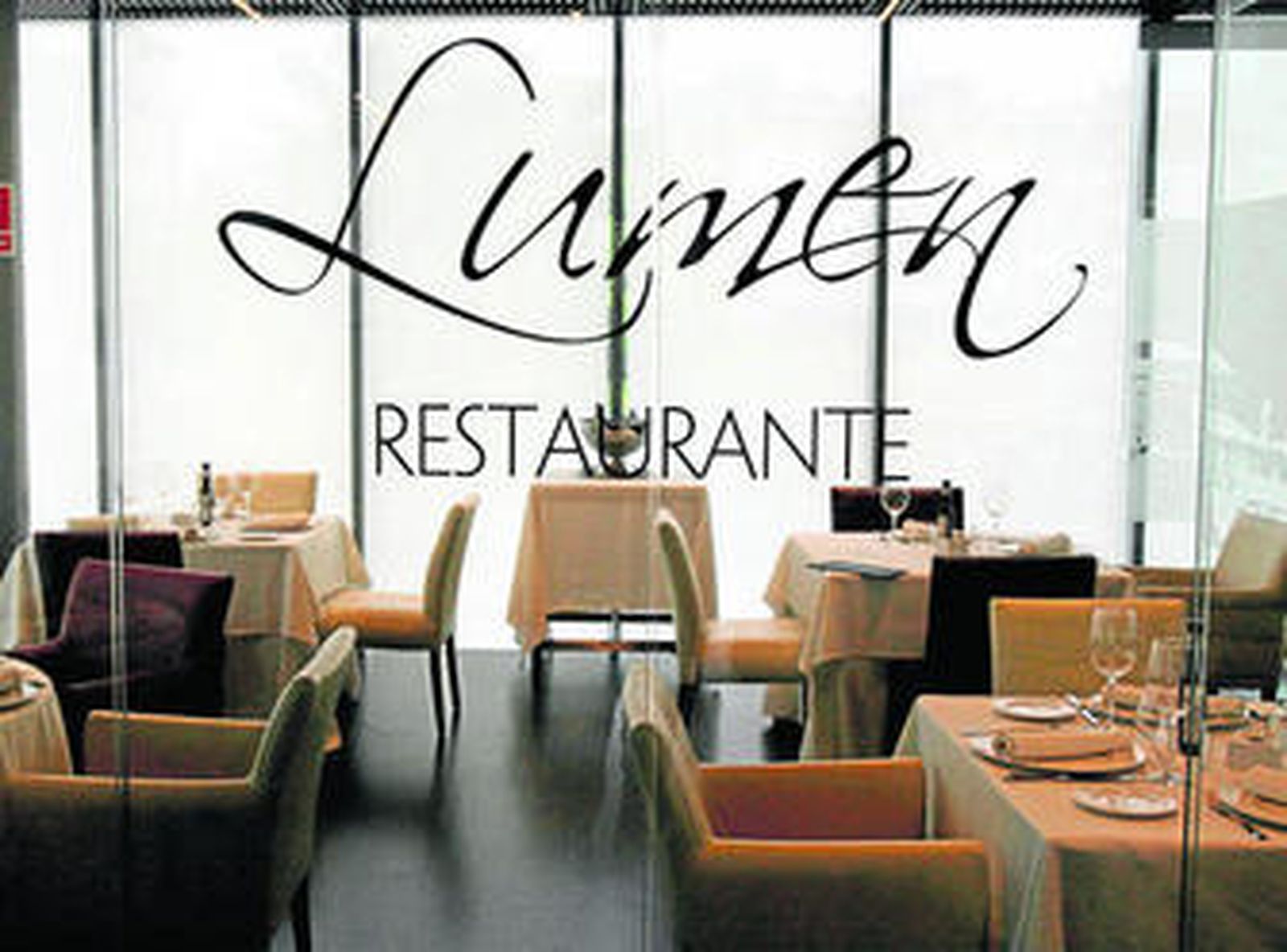 Interior del restaurante Lumen cuando estaba abierto al público.