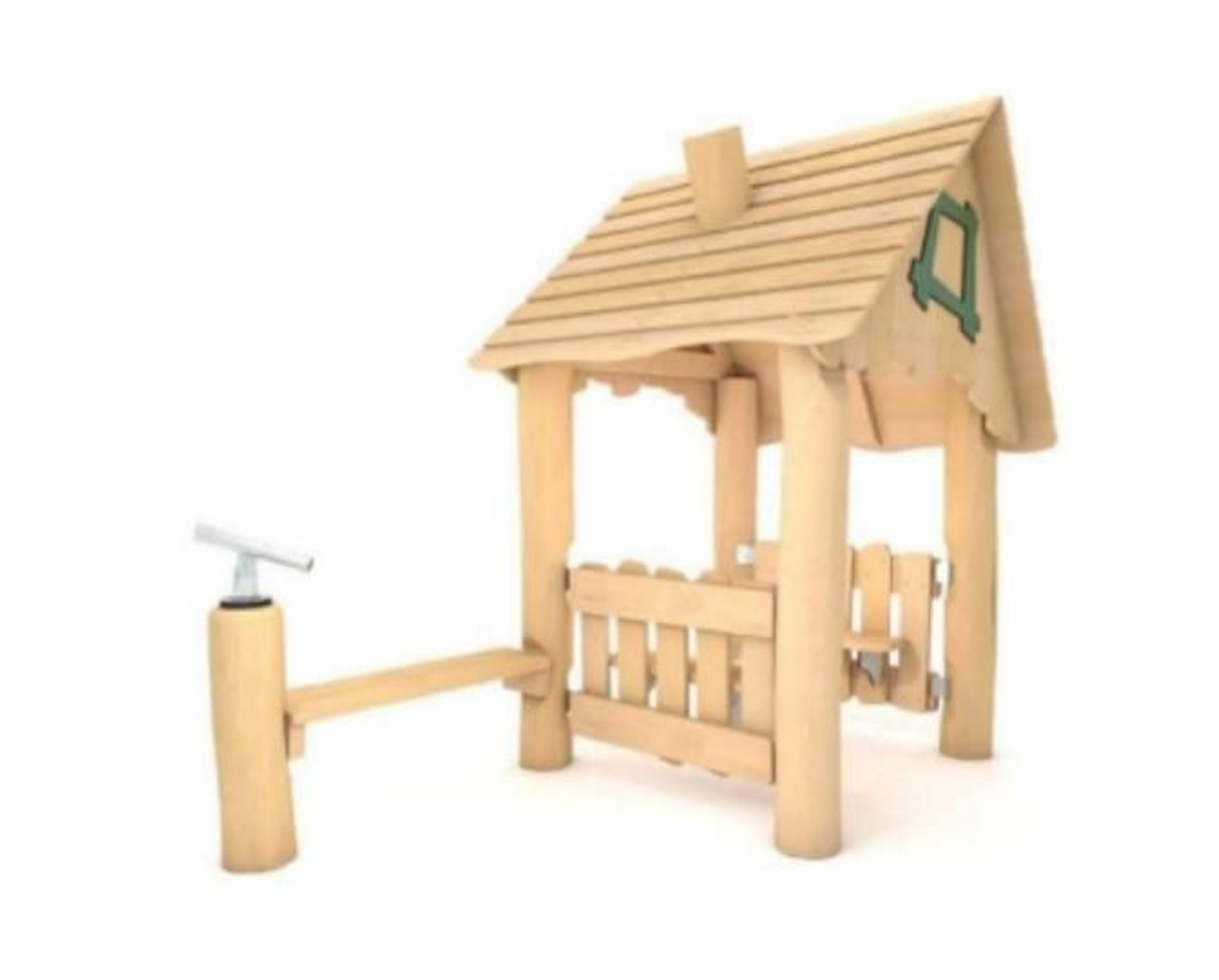 Caseta para el parque infantil del foso de las Puertas de Tierra en Cádiz