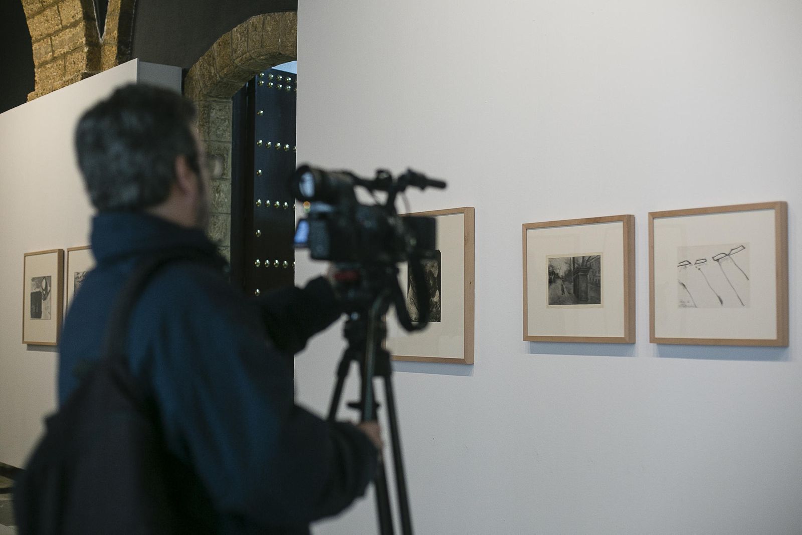 Algunas de las obras que integran la exposición que abrirá el próximo miércoles en los Claustros de la Diputación Provincial.