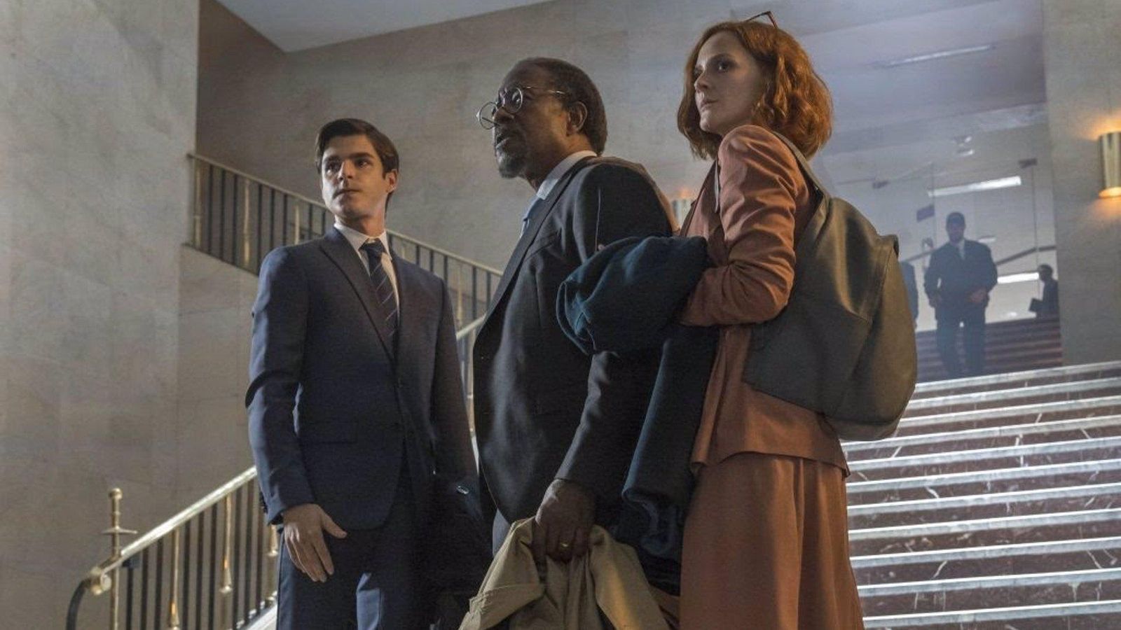 Los tres protagonistas de 'La Fortuna', en una secuencia de la ficción.