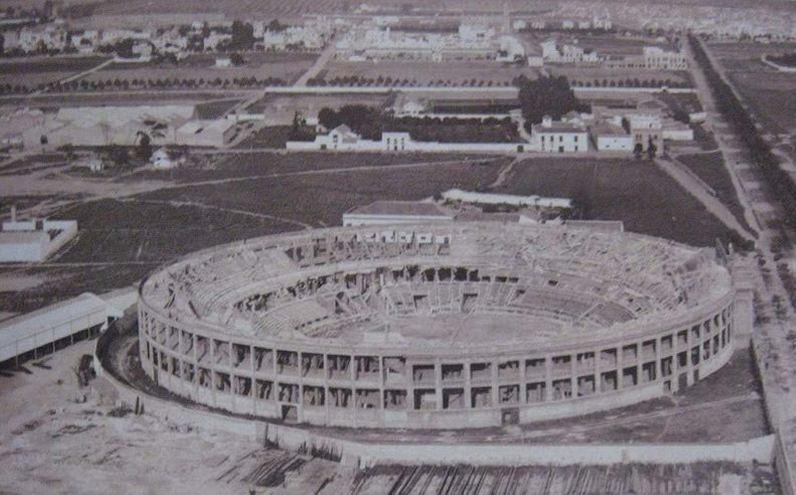 Así era la desaparecida plaza de toros Monumental de Sevilla