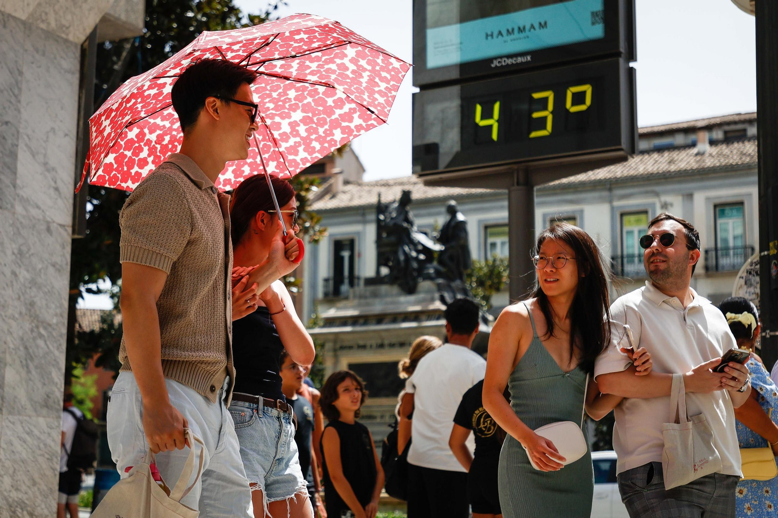 Granada superó los 40 grados durante varias jornadas de agosto.