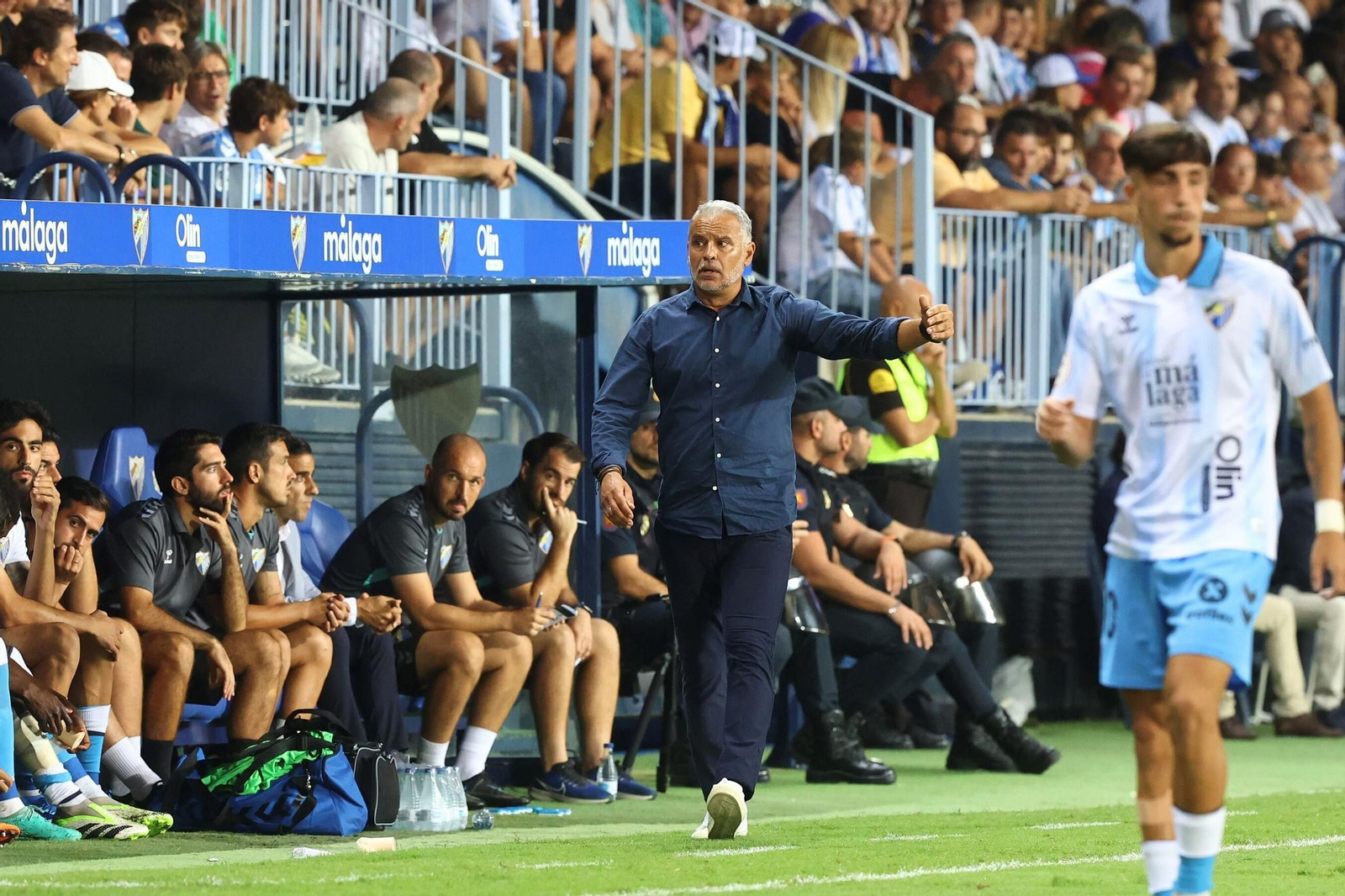 El paso de Sergio Pellicer por el Málaga CF, en fotos