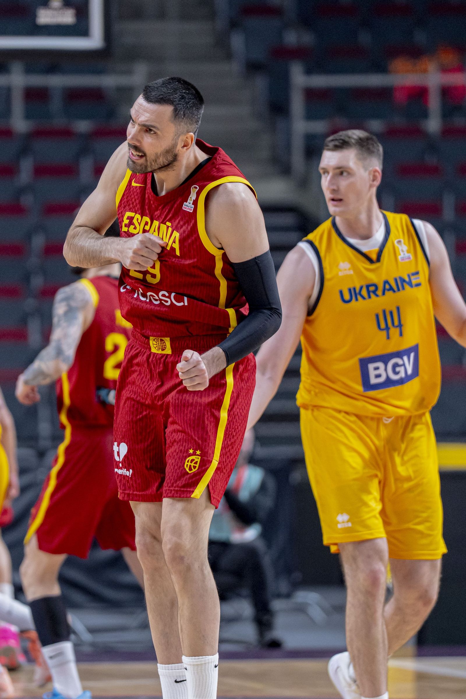 Las mejores fotos del Ucrania-España de baloncesto