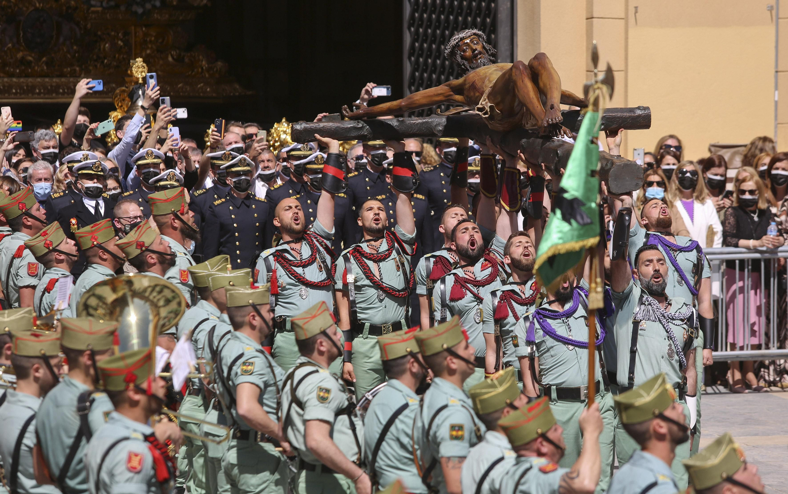 Las fotos de la Legión, en el Jueves Santo de Málaga