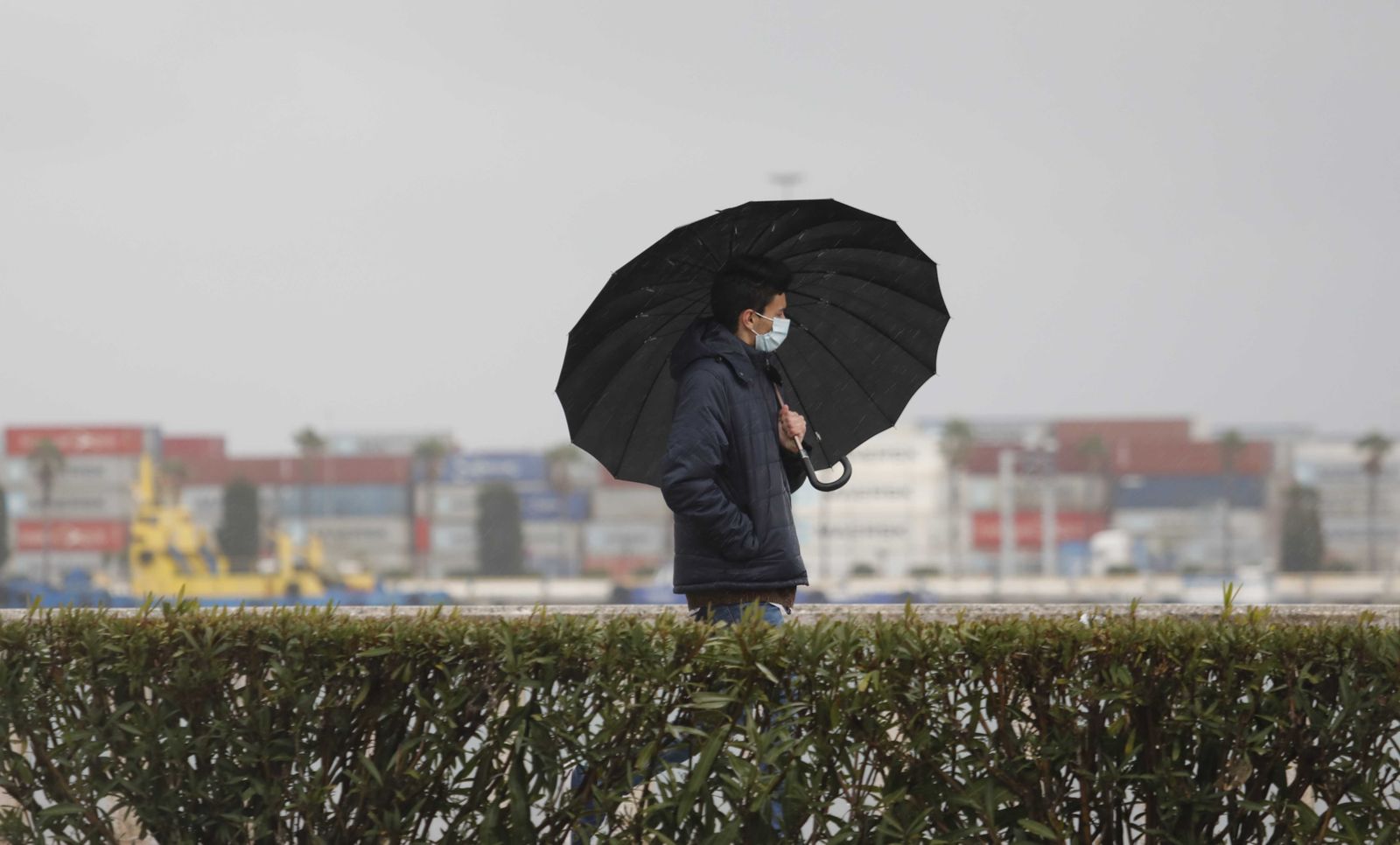 Fotos del temporal de lluvia y viento en el Campo de Gibraltar