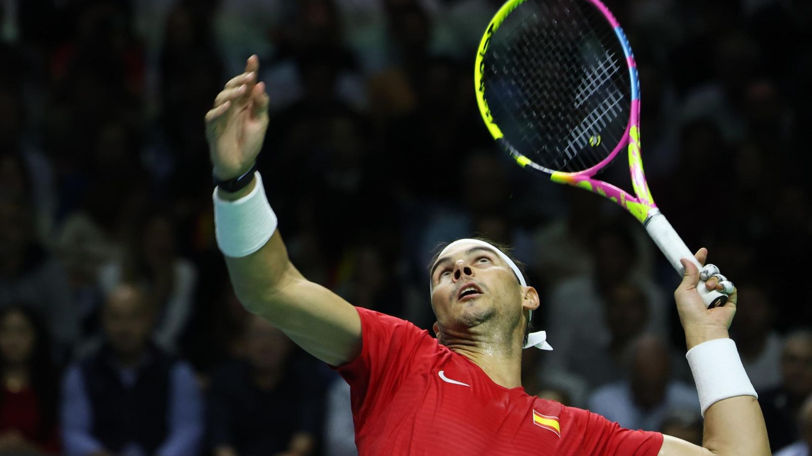 Las fotos del Rafa Nadal-Van de Zandschulp de la Copa Davis en Málaga