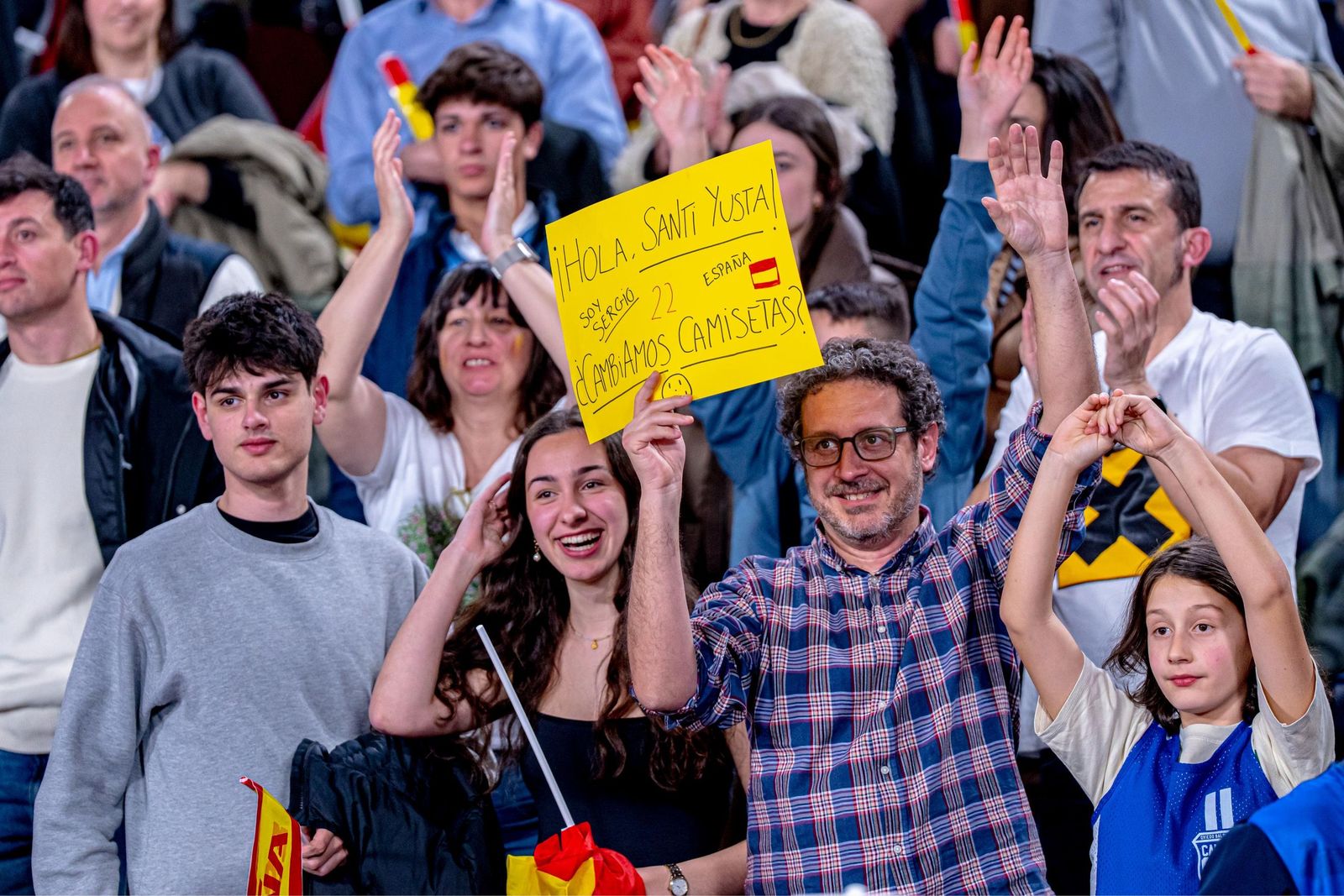 Las mejores fotos del España-Ucrania de baloncesto