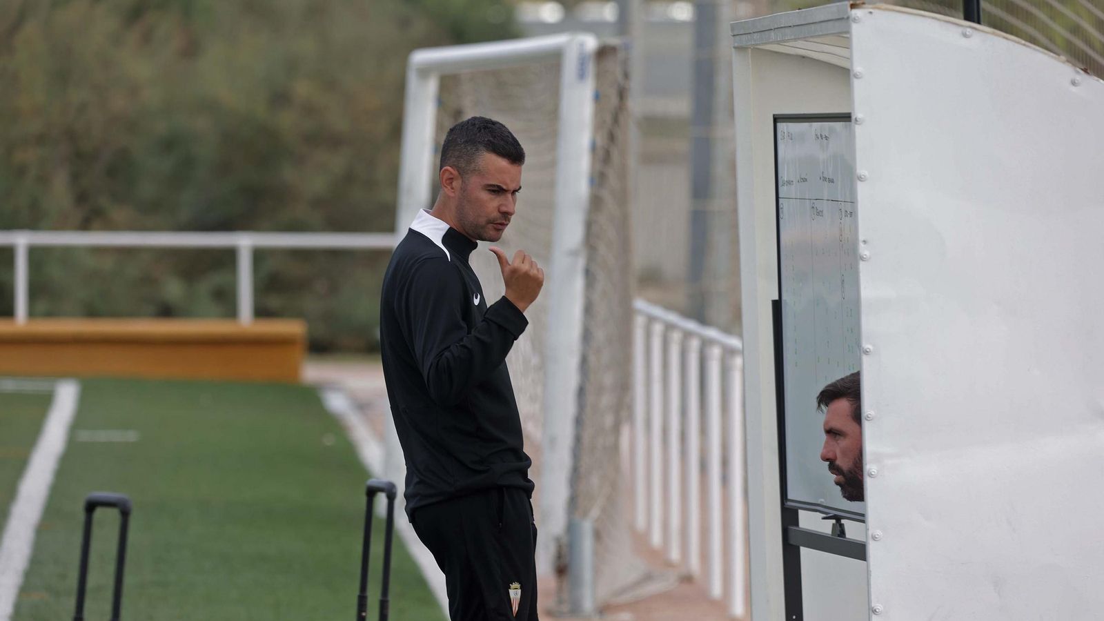 Fran Justo, con Figueras.