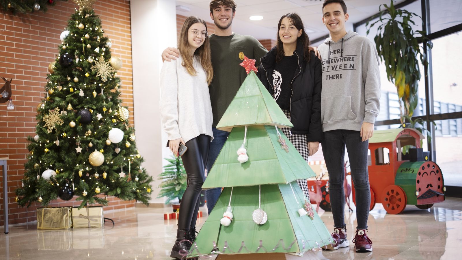 Un árbol de Navidad sostenible.