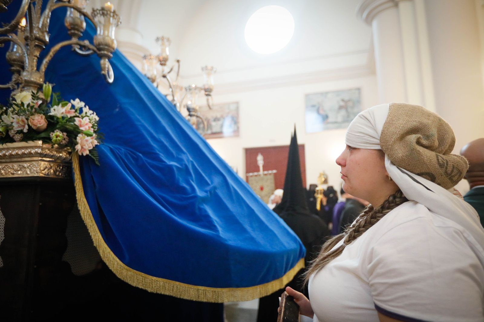 La procesión del Encuentro, en imágenes