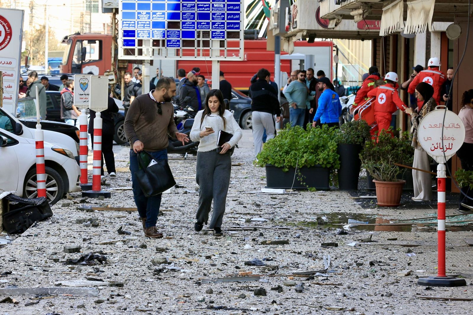 Galería Gráfica: Desolación, humo y destrucción en Líbano tras un agresivo ataque israelí