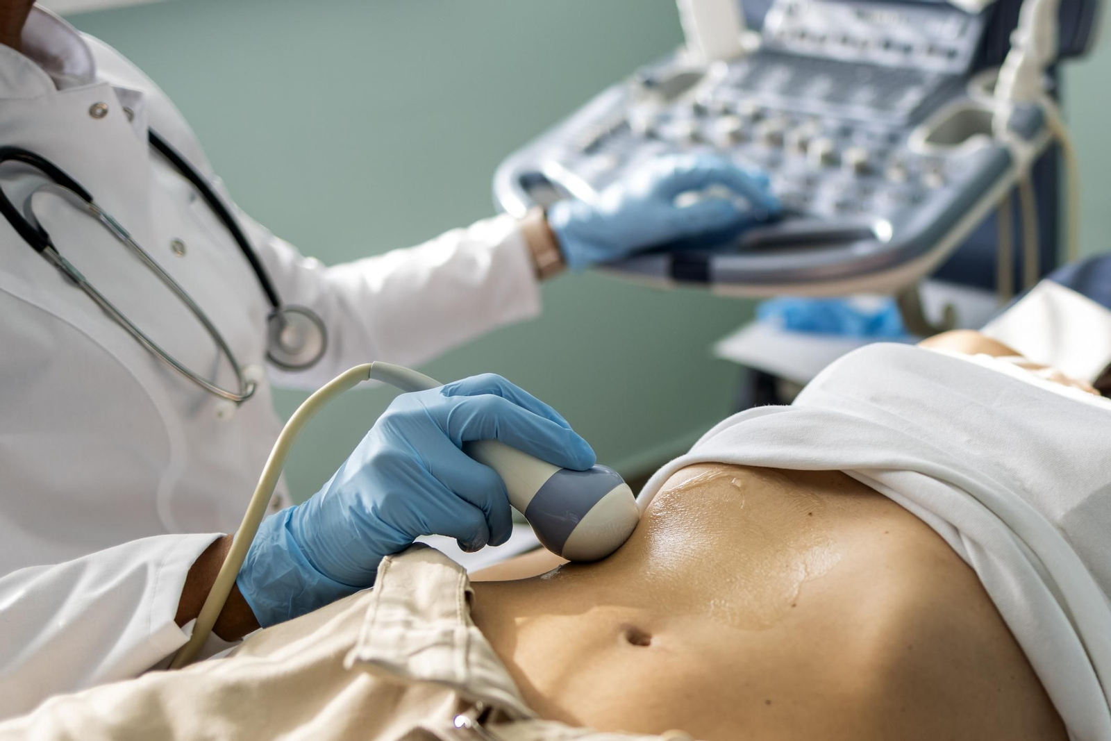 Ecografía abdominal.