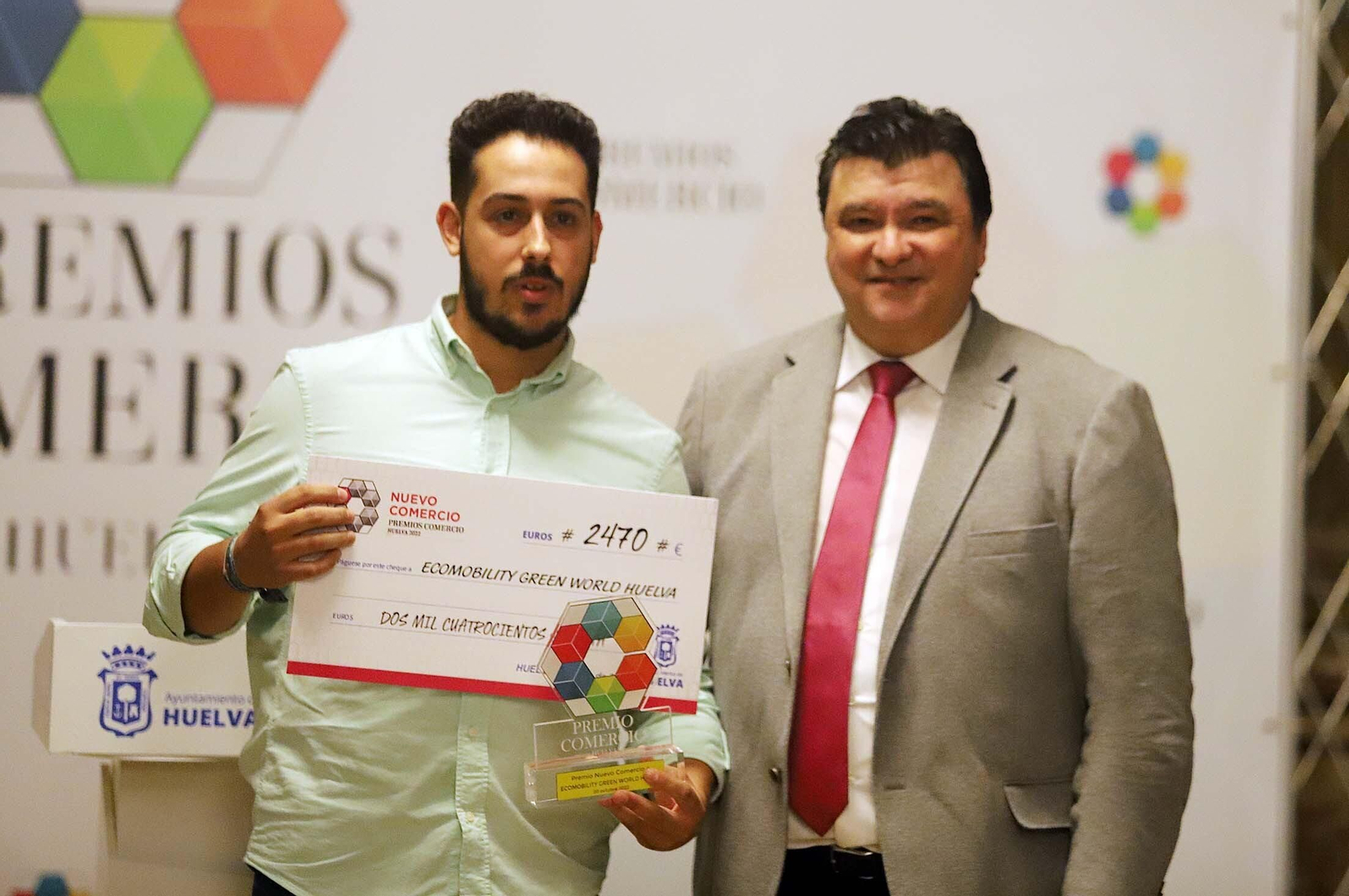 Imágenes de la entrega de los V Premios del Comercio de Huelva